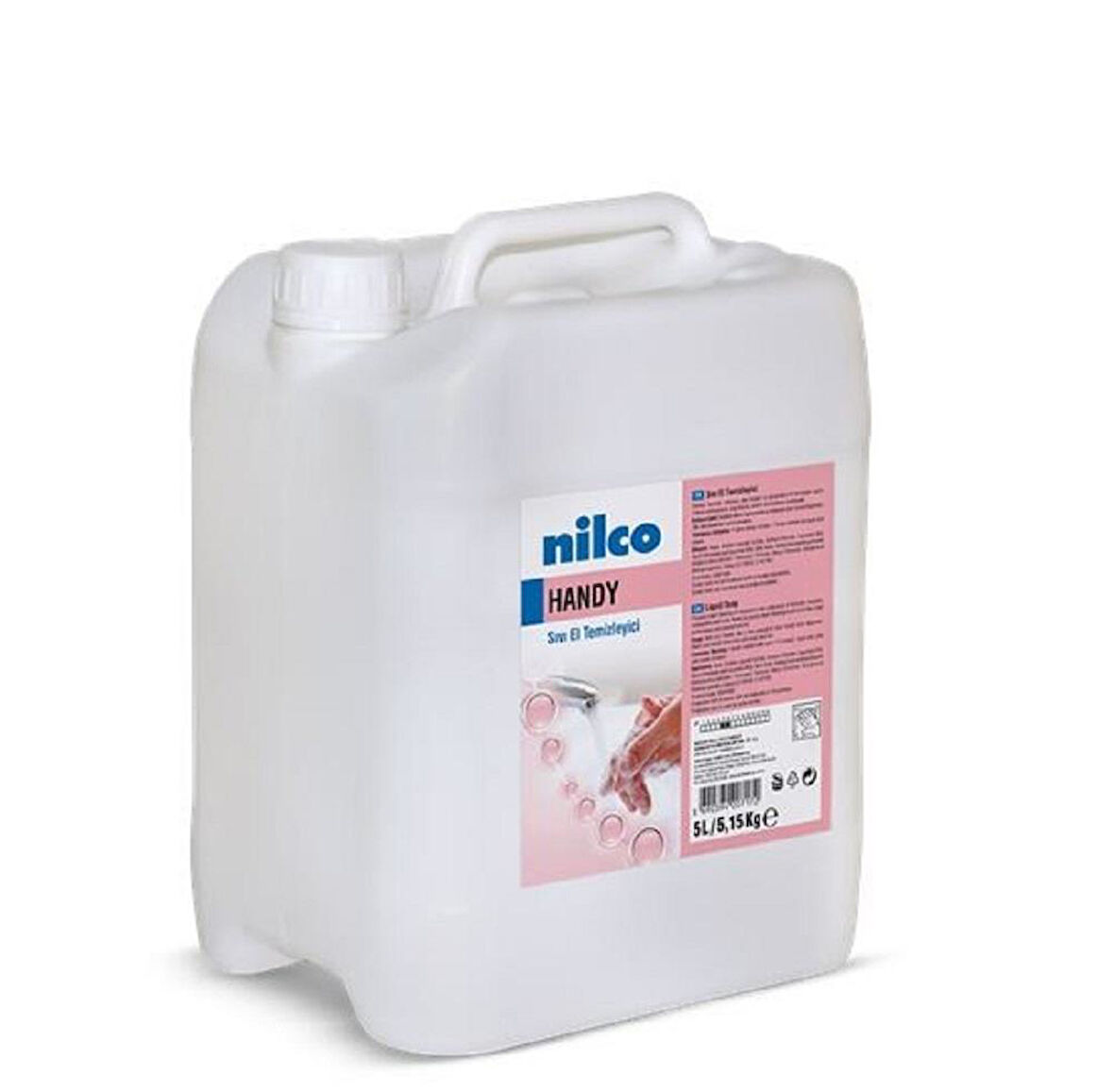 Nilco HANDY 5L/5,15 KG PEMBE SEDEFLİ SIVI EL SABUNU