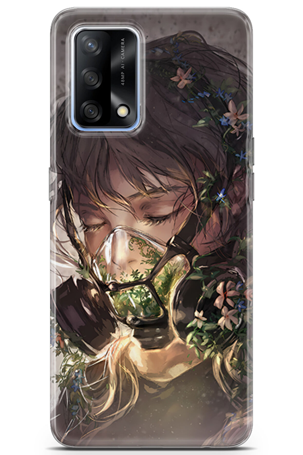 Oppo A74 uyumlu Girls 25 Parlak Baskılı Çiçek Kokusu