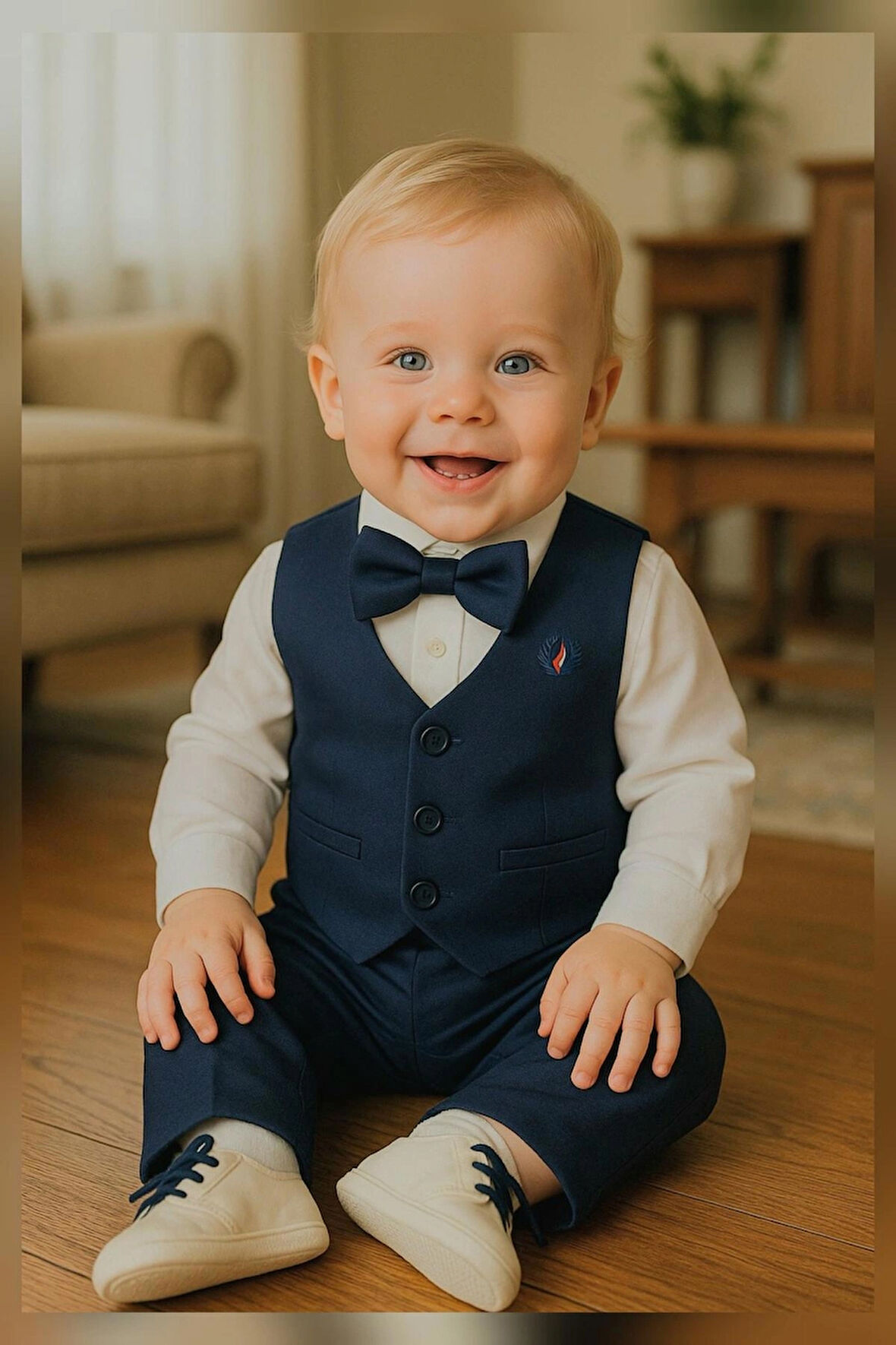 Erkek Bebek Mevlüt Takımı / Mevlütlük Takım / Lacivert