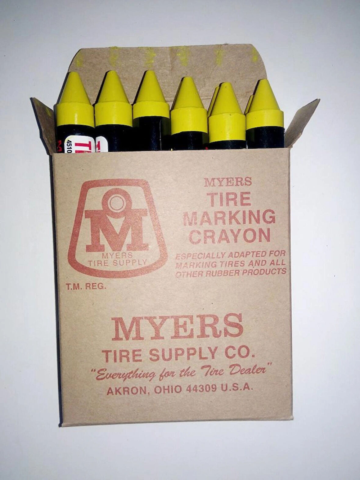 Lastik Tebeşiri Usa Myers Marka Sarı 12adet/pk