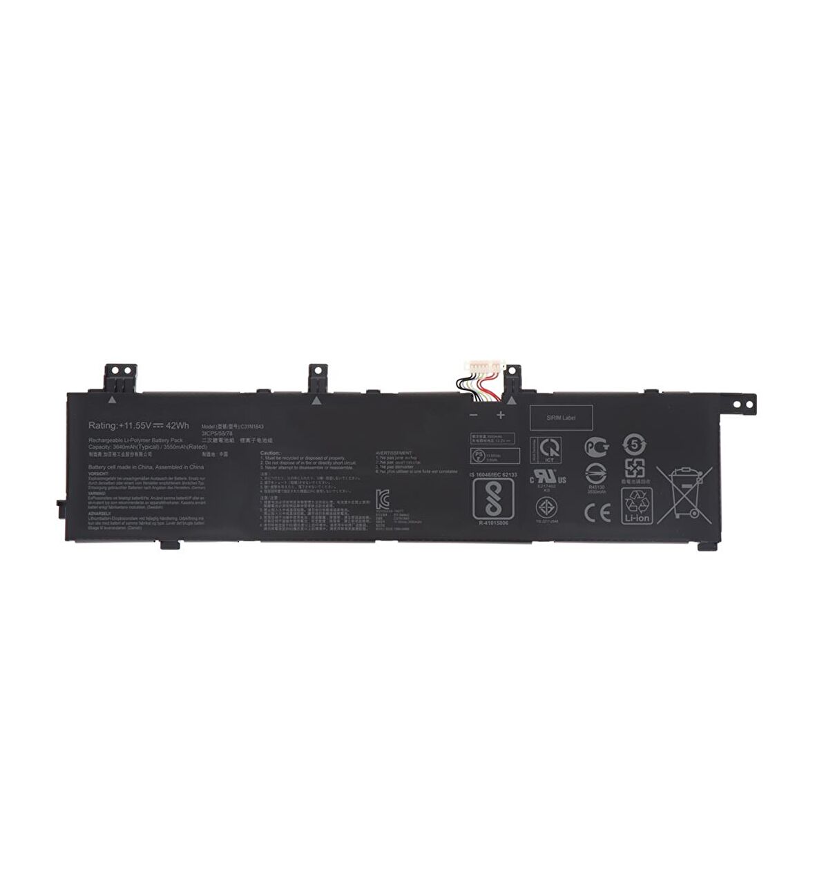 Asus X432F C31N1843 Notebook Batarya Laptop Pil