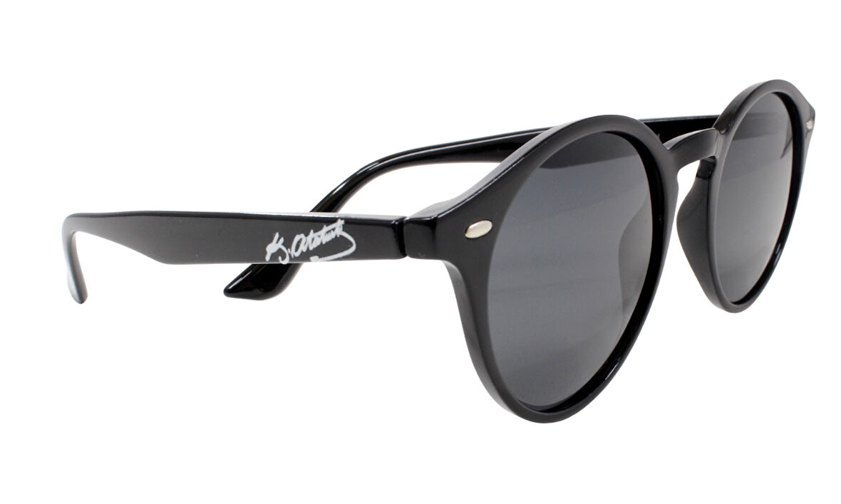 Tasarım Polarize Yuvarlak Atatürk İmzalı Güneş Gözlüğü