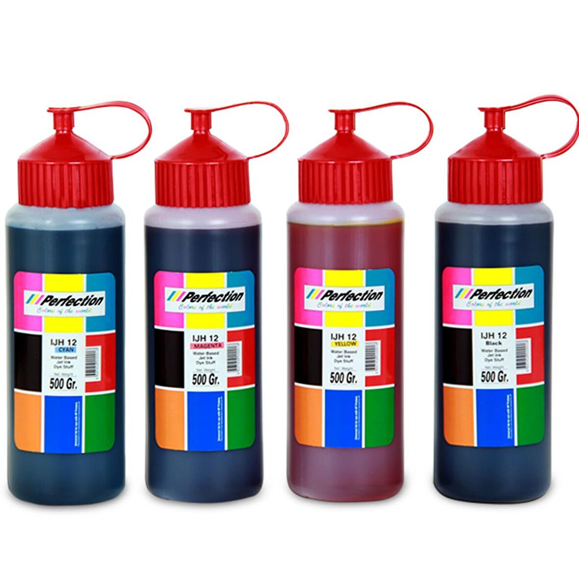 Perfection Epson L365 L382 L386 Yazıcı Uyumlu Mürekkep Dolum Seti 4 x 500 ML