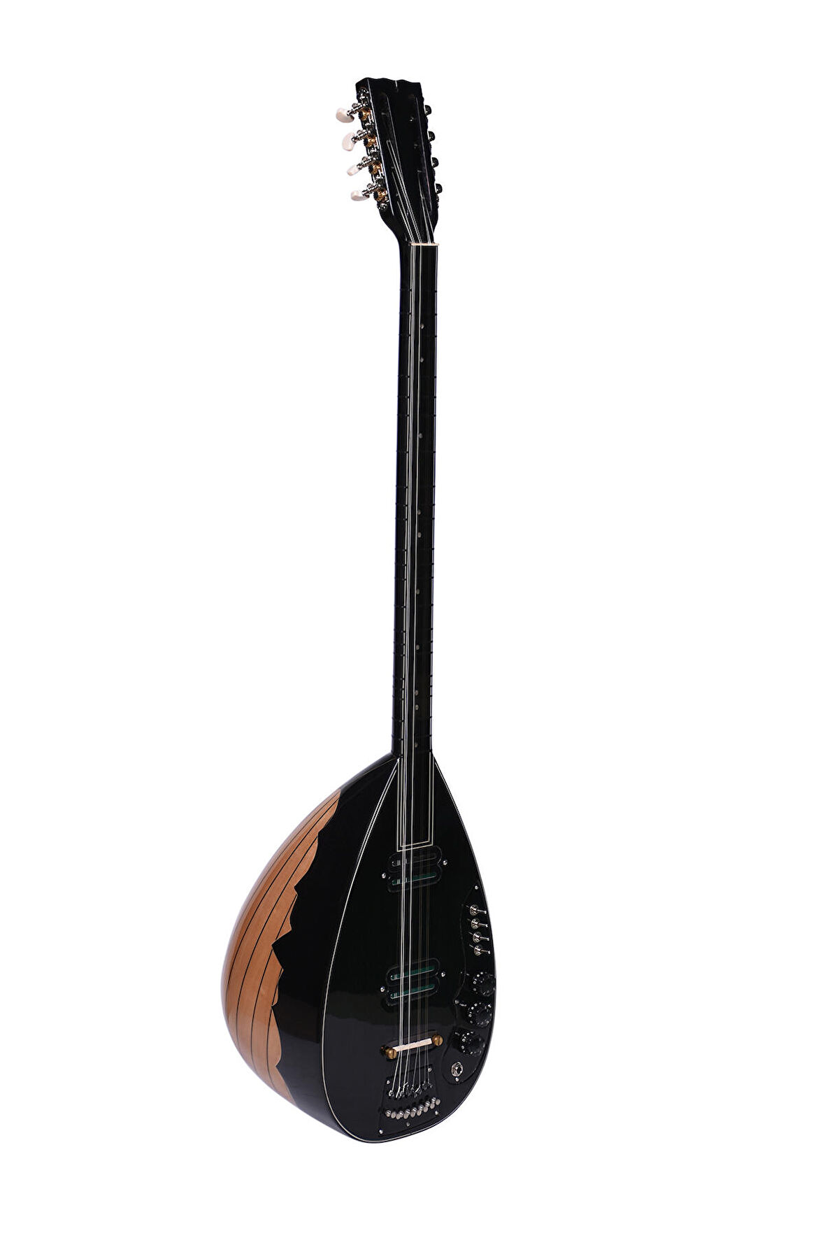 SAZ 160C-4TG Elektro Saz Kelebek Gitar Burgulu 8Telli-4Sıra