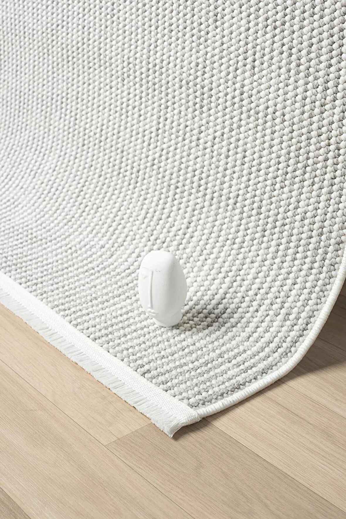 Beyaz  Gri Yumuşak Dokulu Halı Kilim Salon Mutfak Koridor Yolluk Dokuma Makine Halısı 040