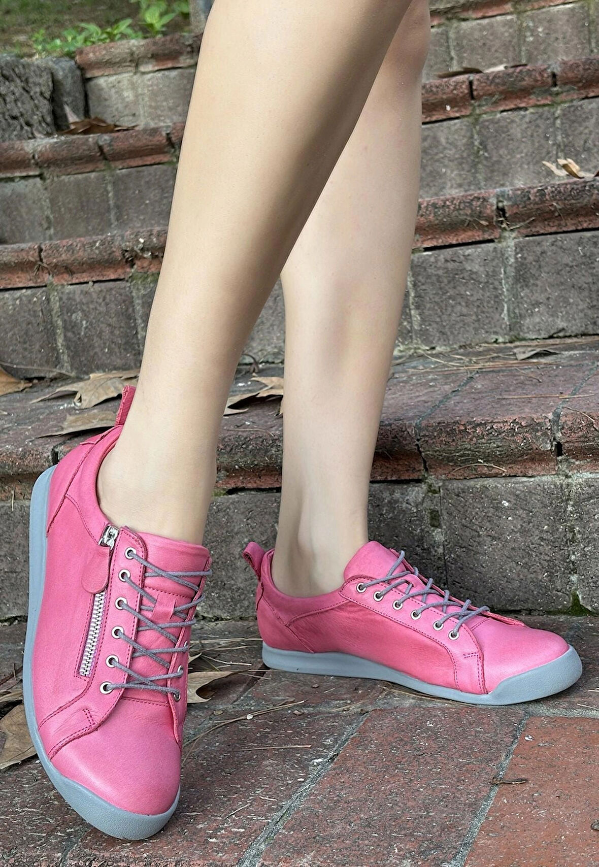 HAKİKİ DERİ ORTOPEDİK TERMO TABAN BAĞCIKLI FERMUARLI GÜNLÜK CASUAL AYAKKABI 7610