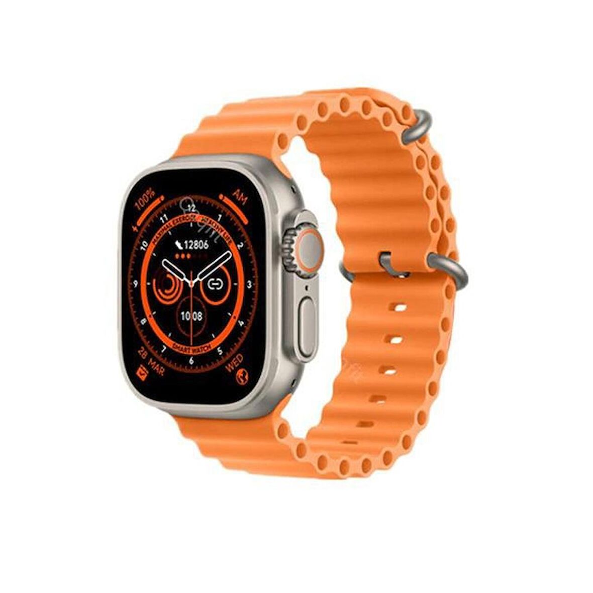 PolyGold GS8 Artı Ultra Watch 8 Turuncu Akıllı Saat
