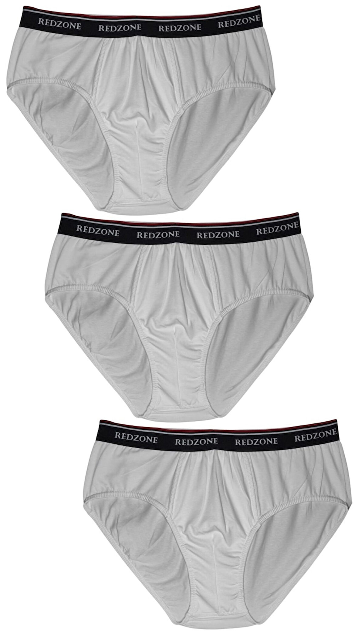 3'lü Paket Erkek Büyük Beden 105-180 Kilo Arası İçin Uygun Rahat Kalıp Redzone  Likralı Slip