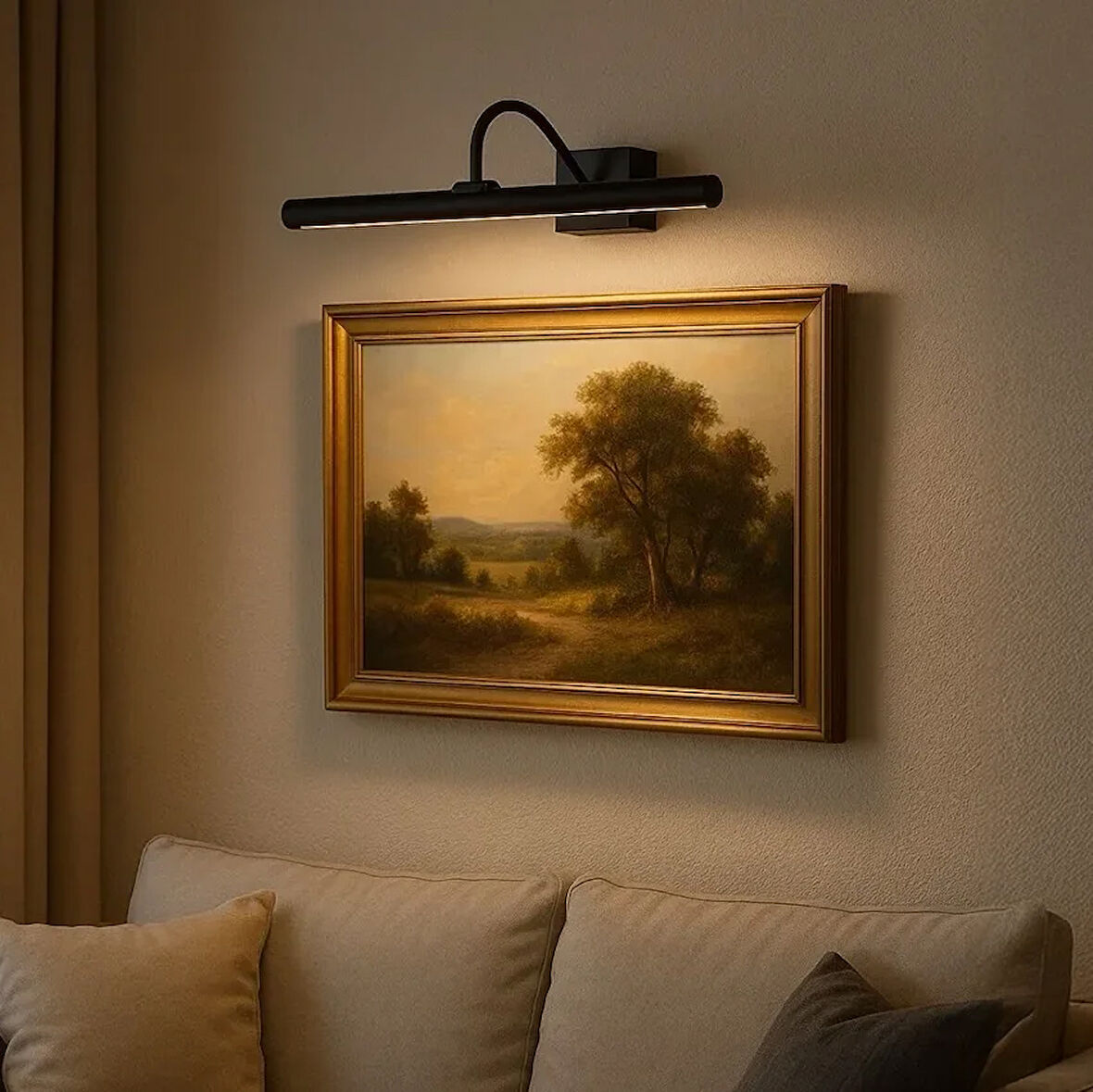 Modesco Warsaw 45 Cm Dekoratif Şarjlı Led Tablo - Ayna Aplik