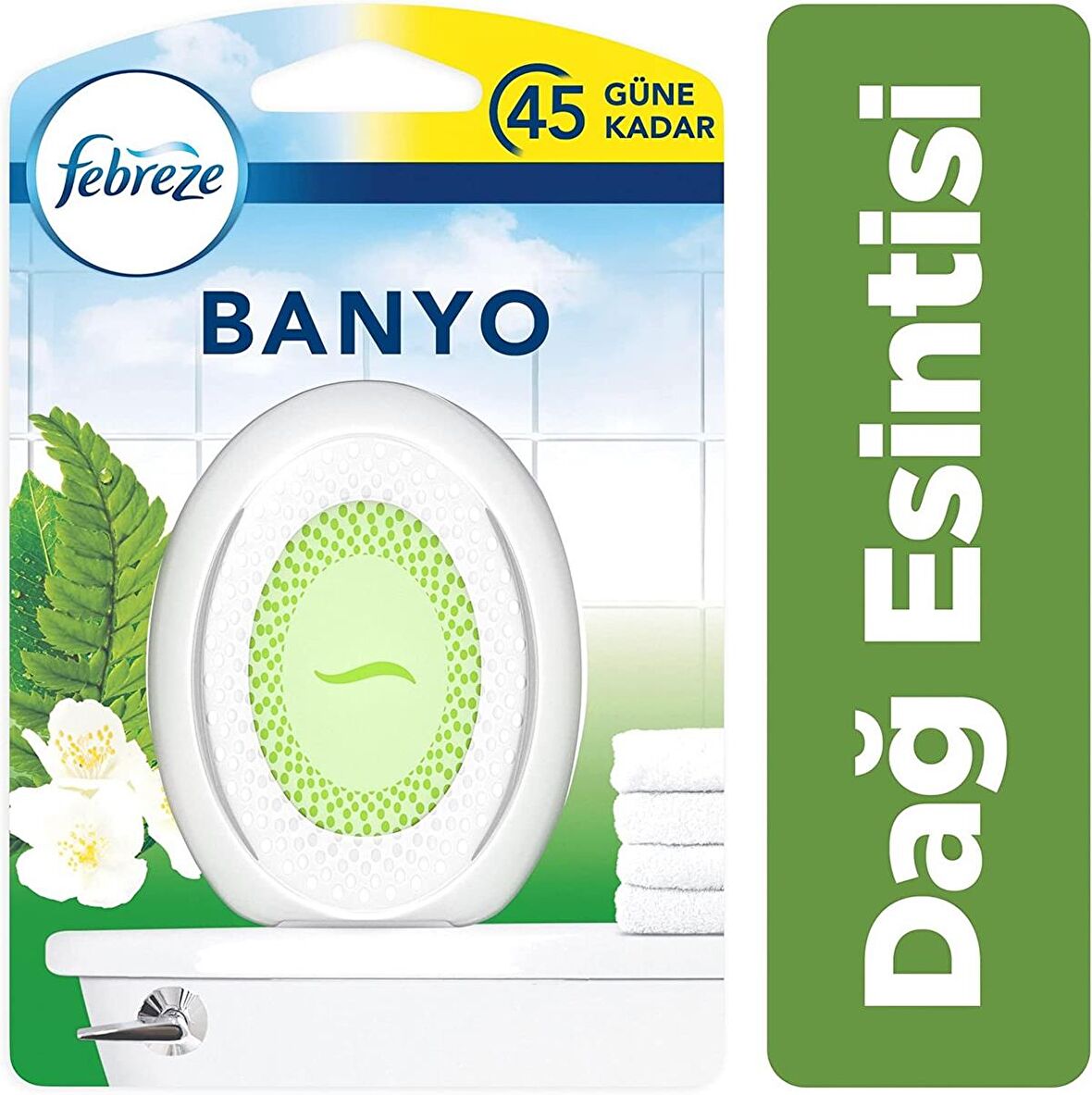 Febreze Hava Ferahlatıcı Banyo Oda Kokusu Dağ Esintisi 7,5 ml