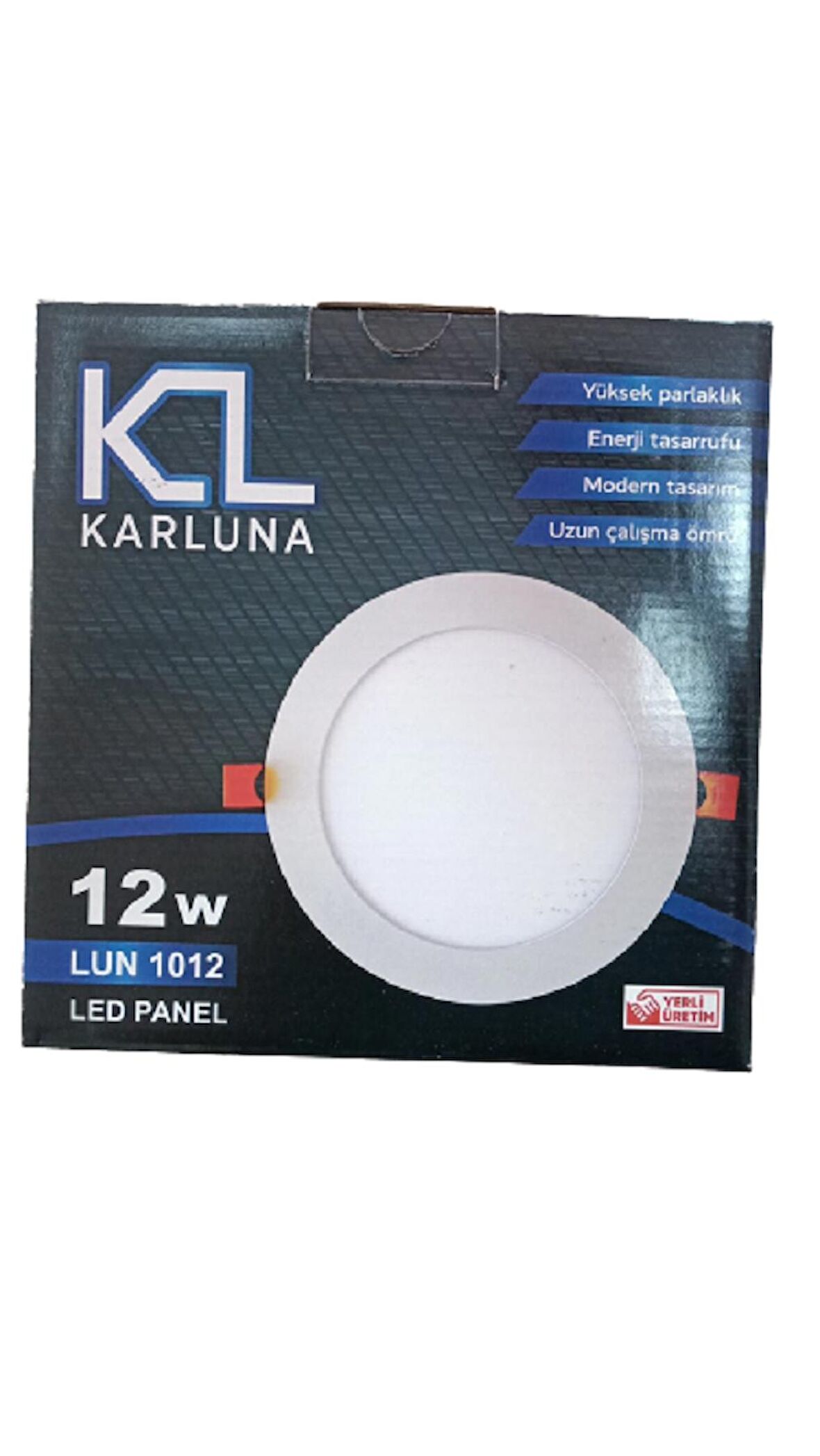 12W SIVA ALTI YUVARLAK LED PANEL BEYAZ