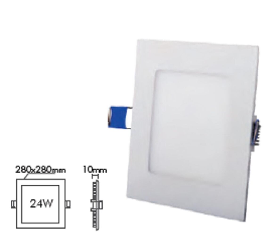 24W SIVA ALTI KARE LED PANEL GÜNIŞIĞI