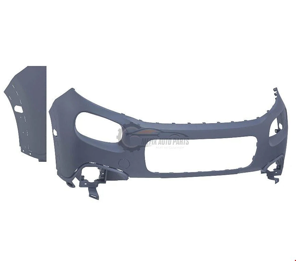 CITROEN - ÖN TAMPON ( DODİK DELİKLİ )  C3 2016- - 1618082680