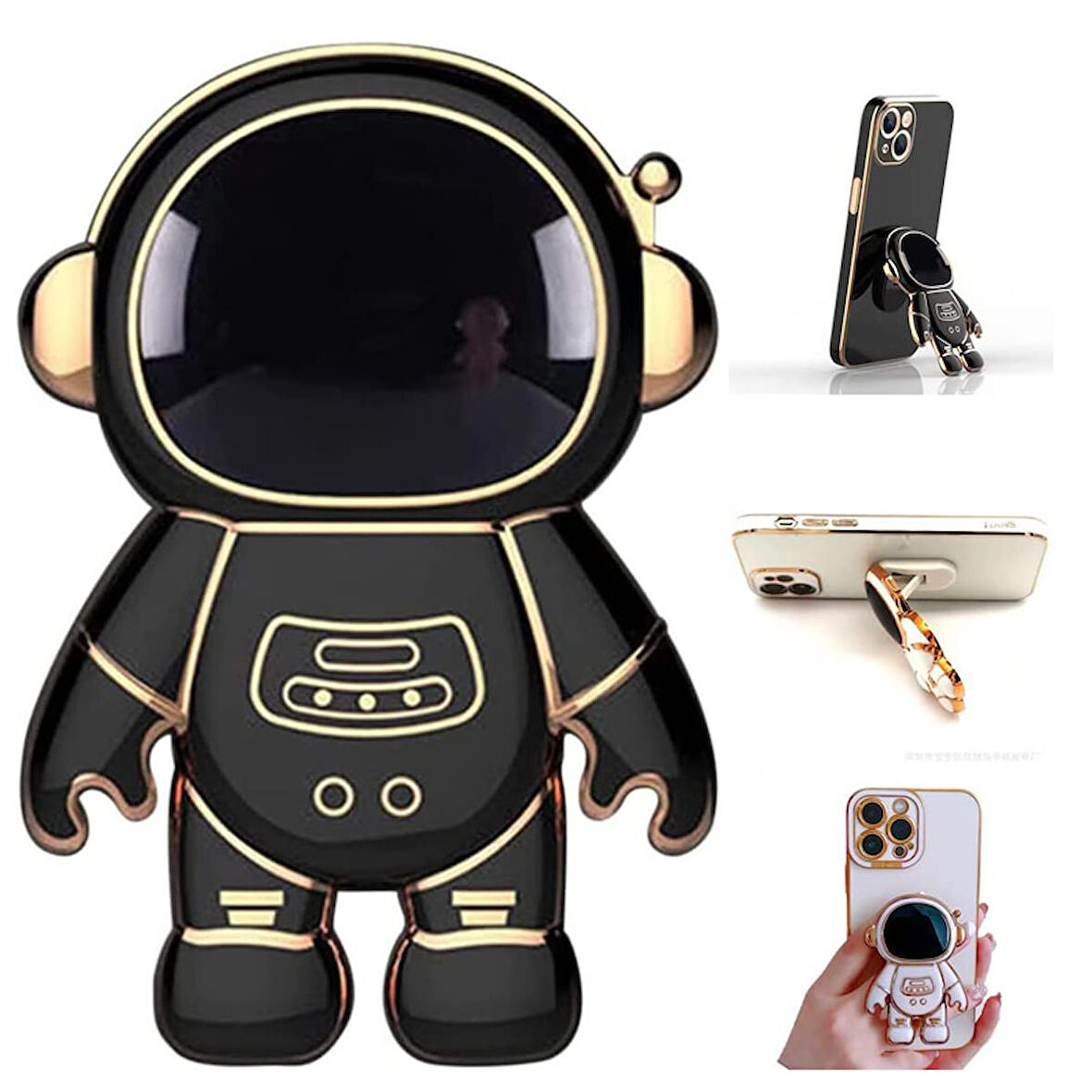 Gpack Universal Her Modelle Uyumlu Standlı Astronot Ring