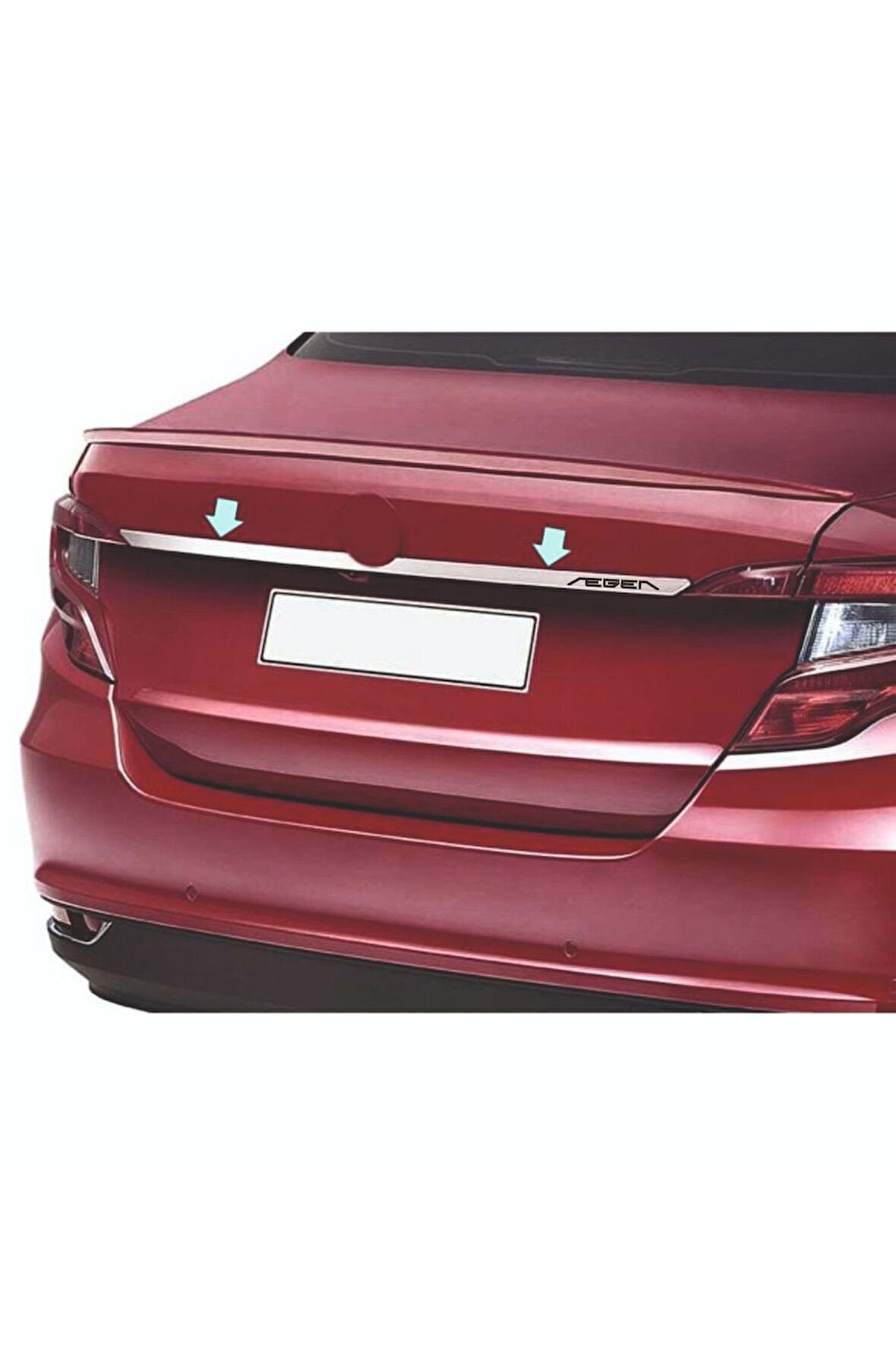 FİAT EGEA 2015+ KROM YAZILI BAGAJ ÇITASI PASLANMAZ ÇELİK