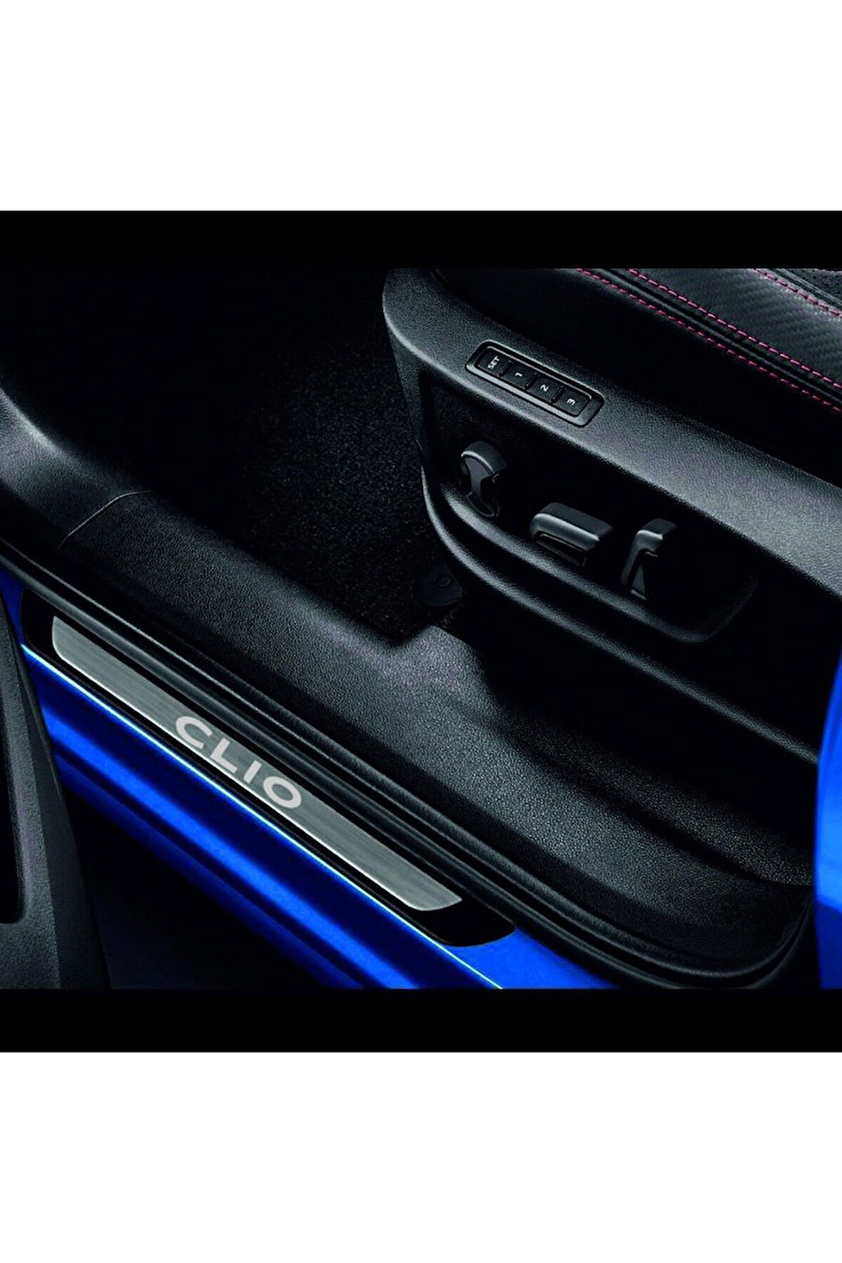 Renault Clio-4 2012-2019 Modeller Old Krom Kapı Eşiği 4 Parça Paslanmaz Çelik