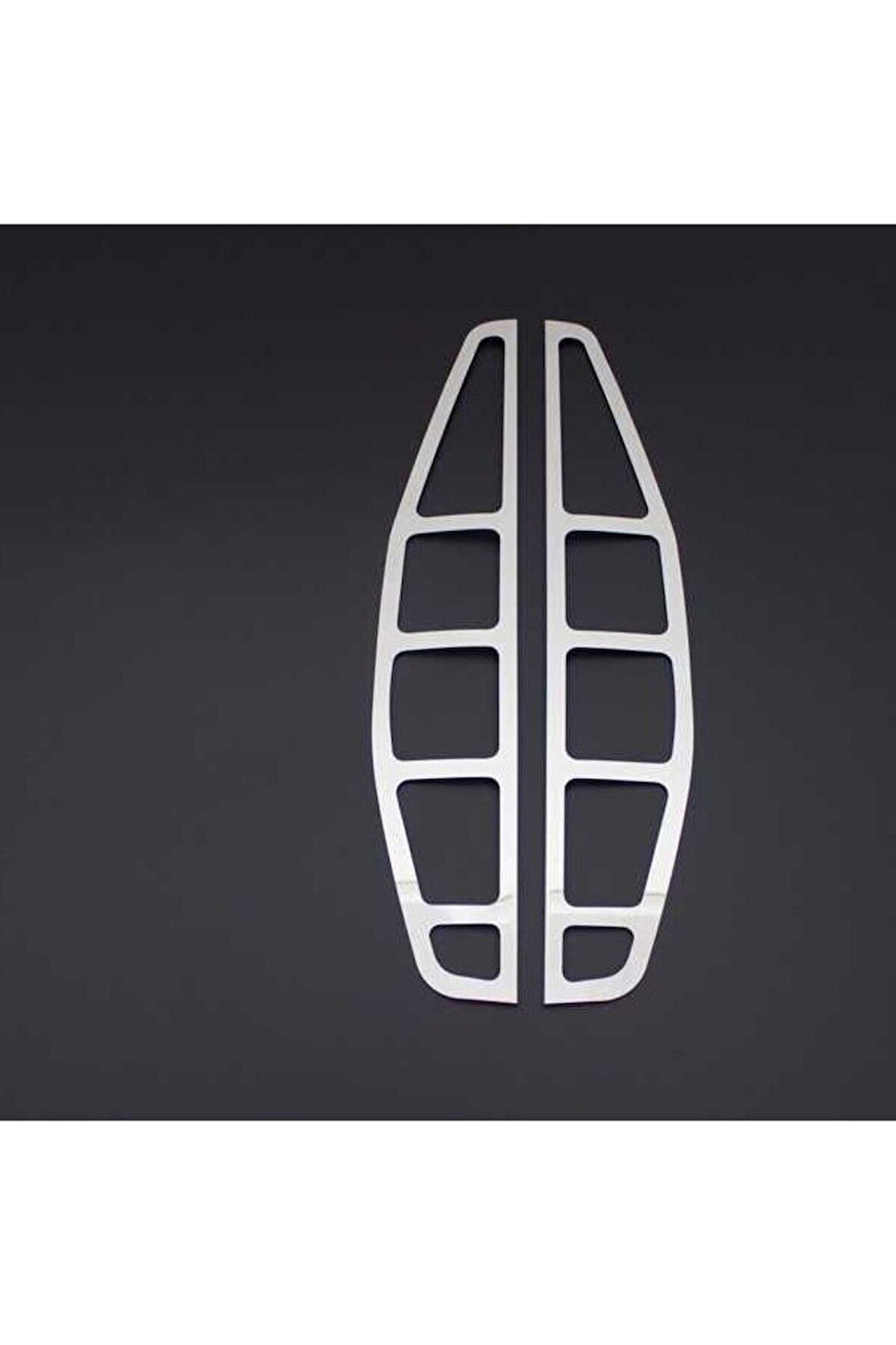 FİAT DOBLO 2000-2005 MODEL ARASI KROM STOP ÇERÇEVESİ 2 PARÇA PASLANMAZ ÇELİK