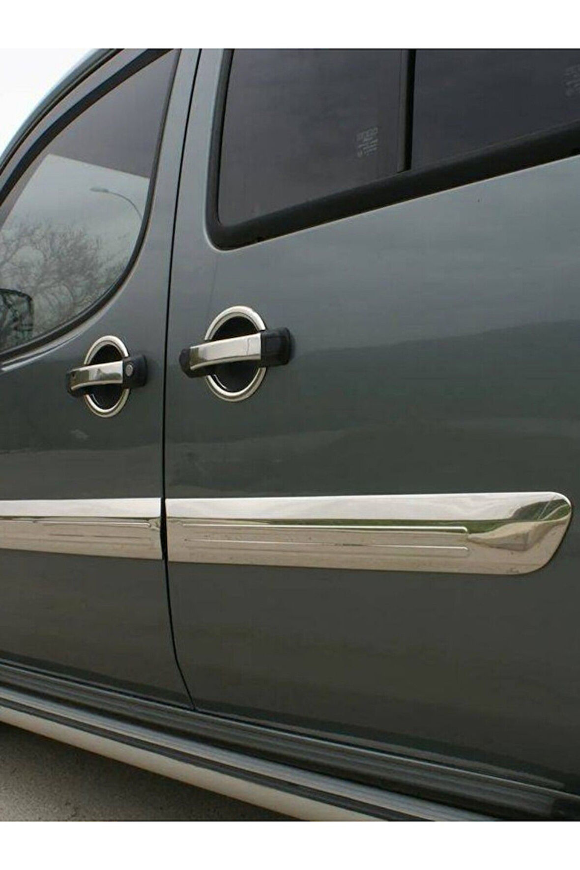 FİAT DOBLO 2006-2009 MODEL ARASI KROM YAN KAPI ÇITASI 4 PARÇA PASLANMAZ ÇELİK