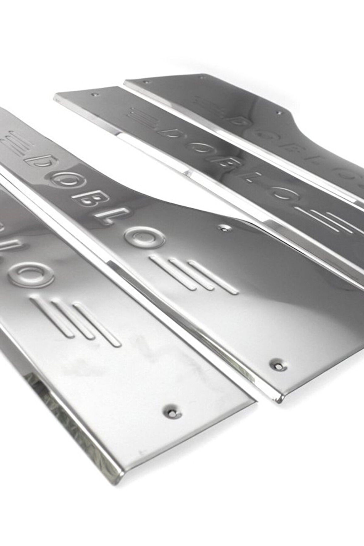 FİAT DOBLO 2010 VE ÜZERİ MODELLER KROM İÇ KAPI EŞİĞİ 4 PARÇA PASLANMAZ ÇELİK