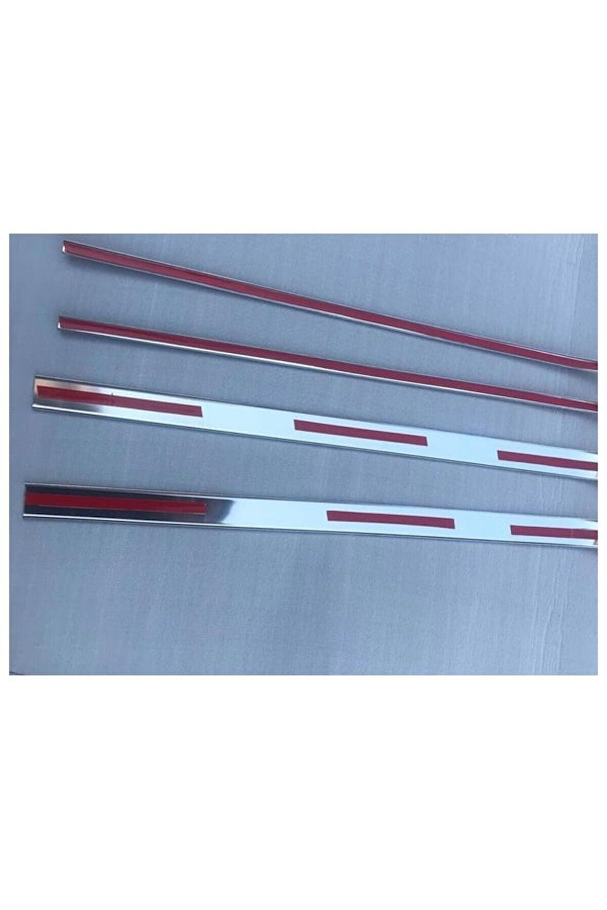 PEUGEOT TEPEE 2008 VE ÜZERİ MODELLER KROM KAPI RAYI SÜRGÜ ÇITASI 4 PARÇA PASLANMAZ ÇELİK