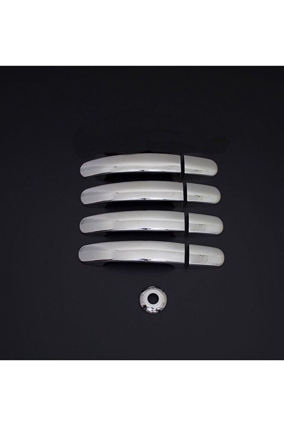 FORD TRANSİT 2014 VE ÜZERİ MODELLER KROM KAPI KOLU 4 KAPI 9 PARÇA PASLANMAZ ÇELİK