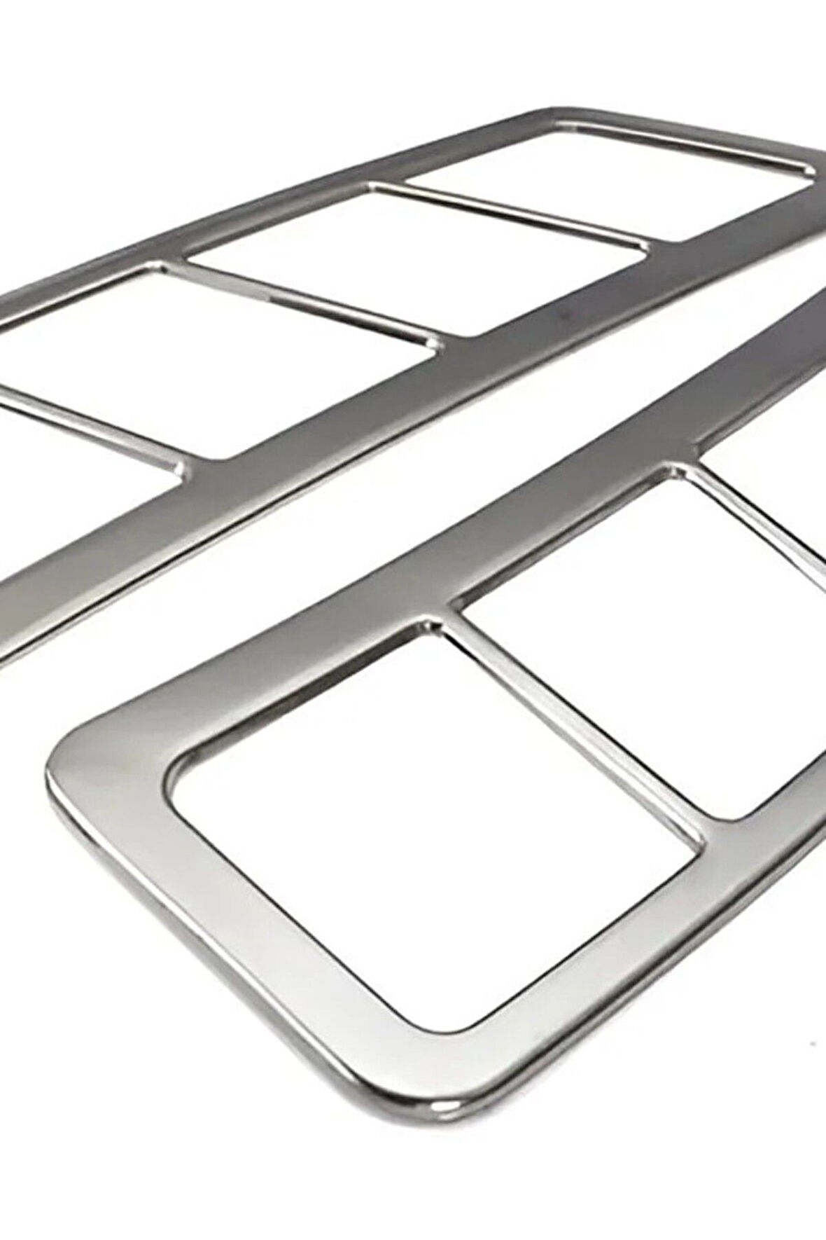 FORD TRANSİT 2014 VE ÜZERİ MODELLER KROM KAPUT HAVALANDIRMA ÇERÇEVESİ 2 PARÇA PASLANMAZ ÇELİK