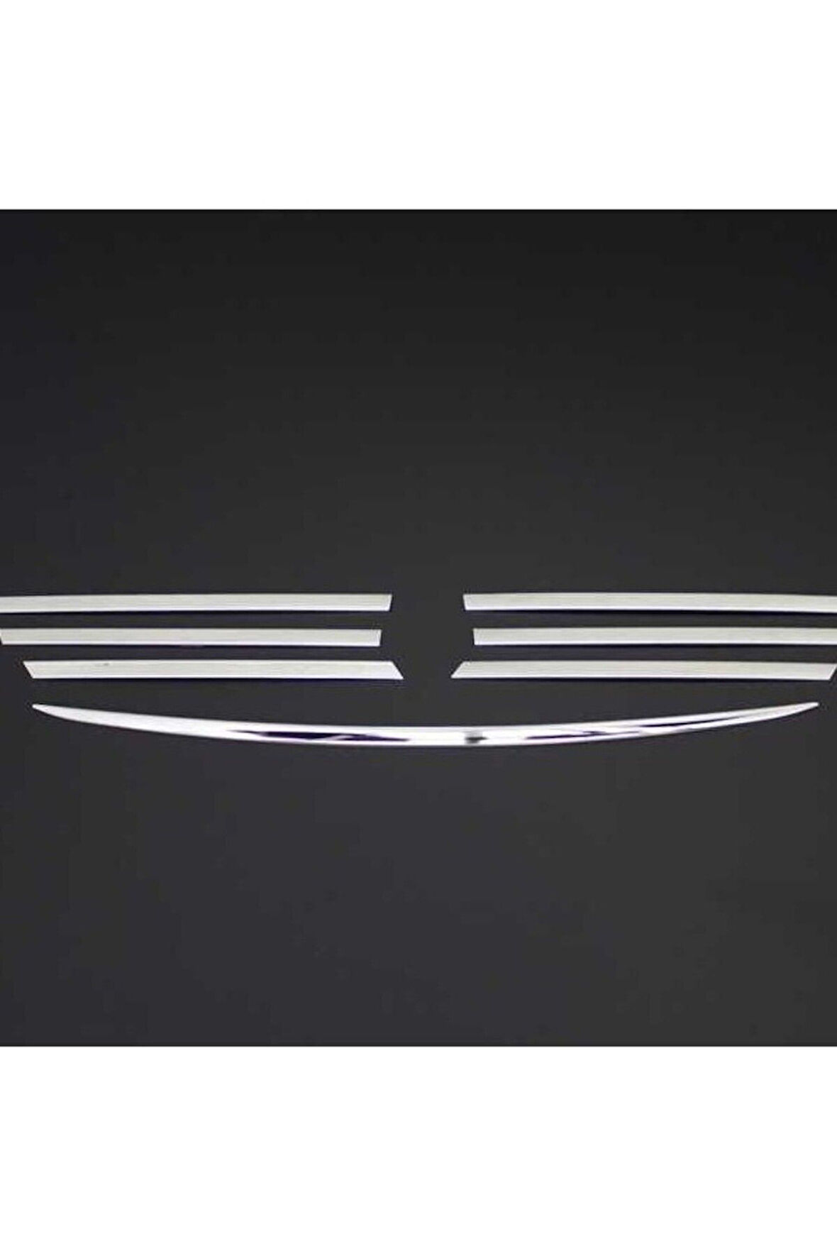 MERCEDES VİTO 639 2003-2010 MODEL ARASI KROM ÖN PANJUR 7 PARÇA PASLANMAZ ÇELİK