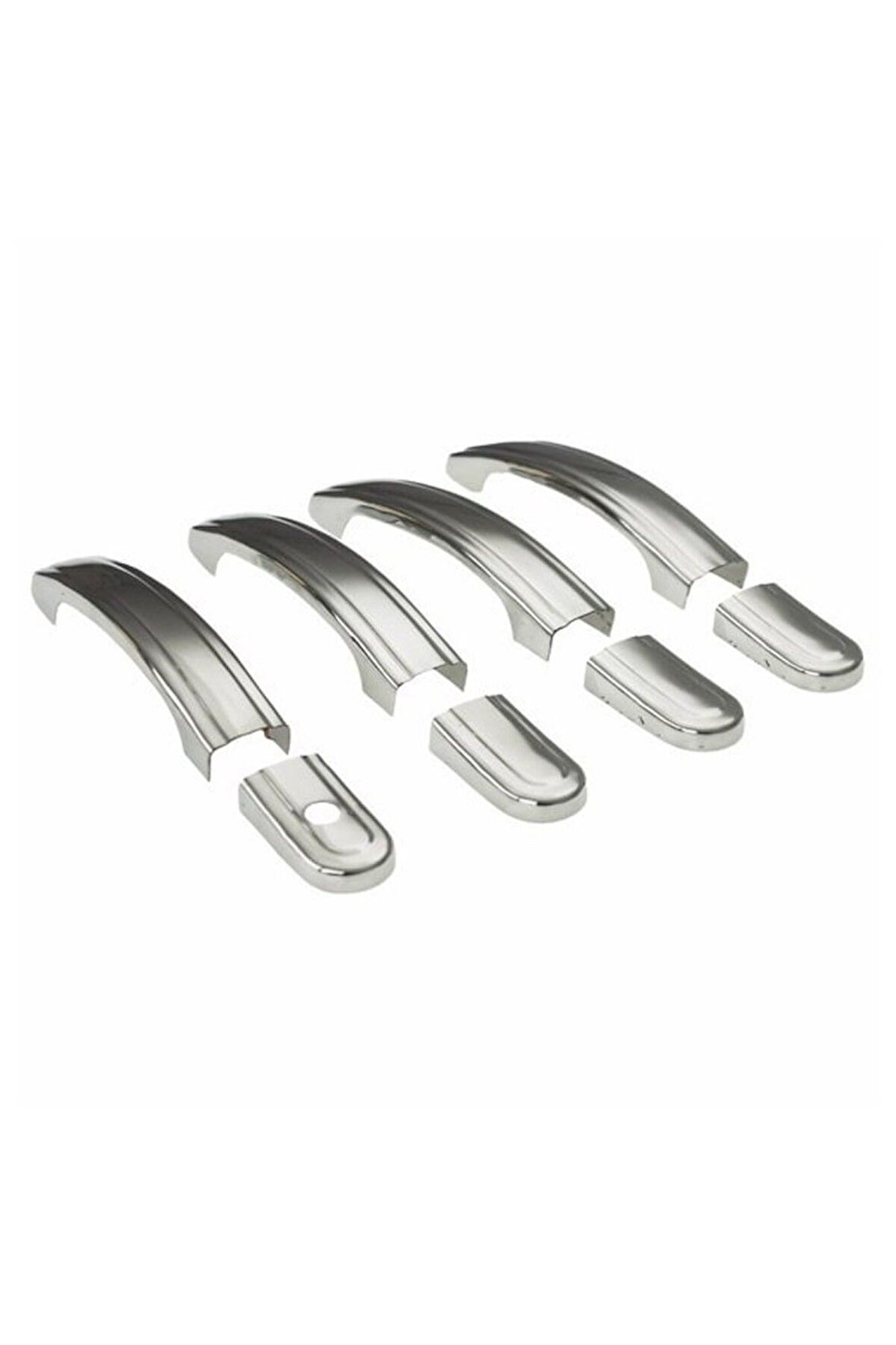 FORD FİESTA 2002-2008 MODEL ARASI KROM KAPI KOLU 4 KAPI 8 PARÇA PASLANMAZ ÇELİK