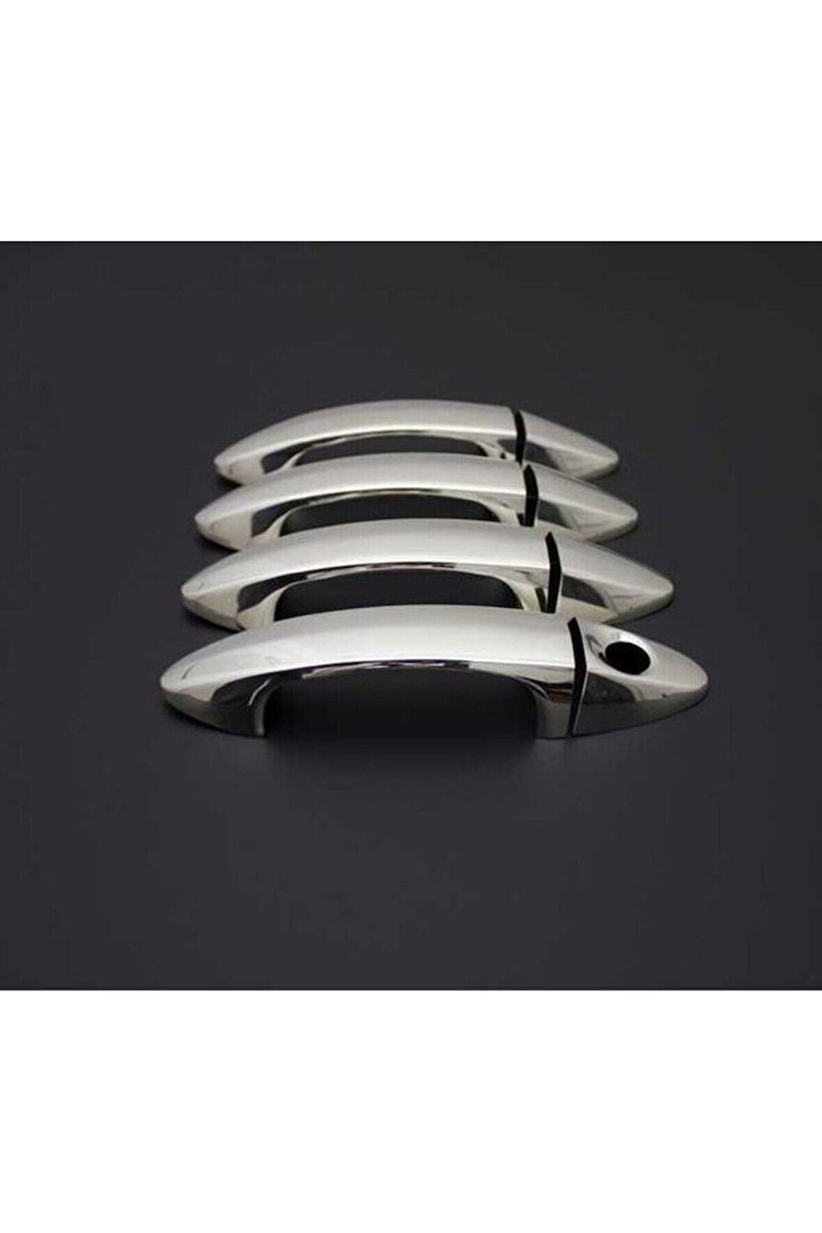 FORD FİESTA 2009-2017 MODEL ARASI KROM KAPI KOLU 4 KAPI 8 PARÇA PASLANMAZ ÇELİK