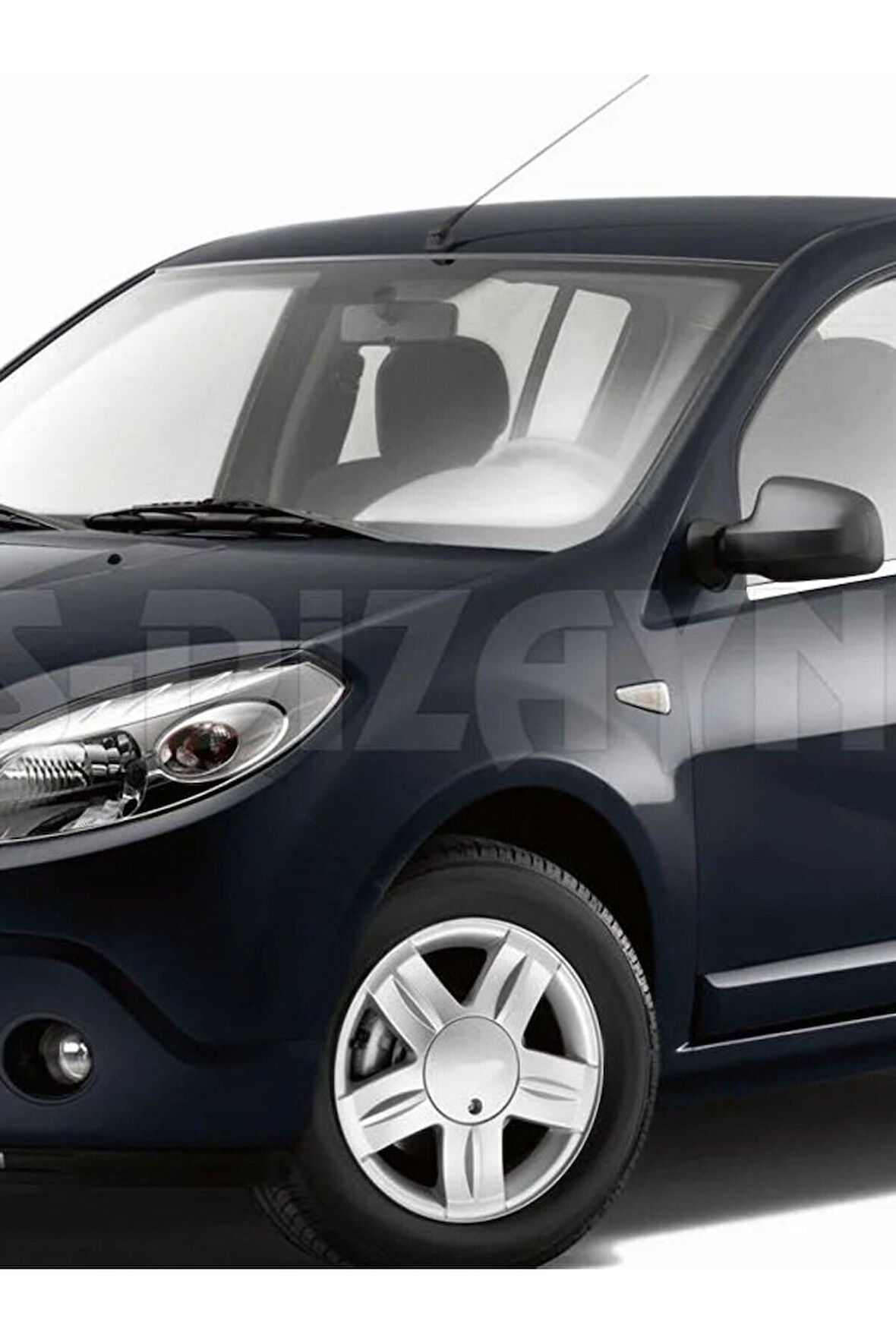 DACİA SANDERO 2008-2012 MODELLER ARASI KROM CAM ÇITASI 4 PARÇA PASLANMAZ ÇELİK