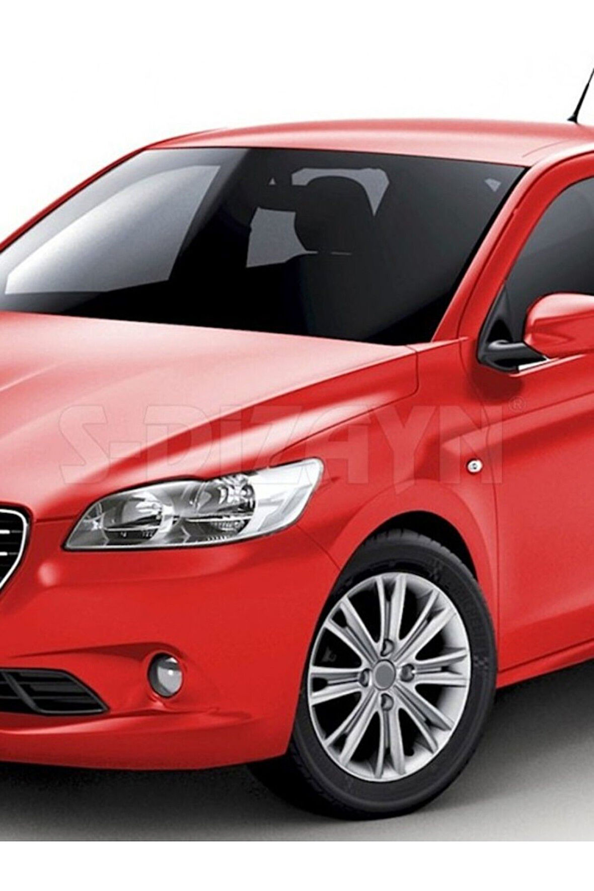 PEUGEOT 301 2012-2023 MODELLER ARASI KROM CAM ÇITASI 4 PARÇA PASLANMAZ ÇELİK