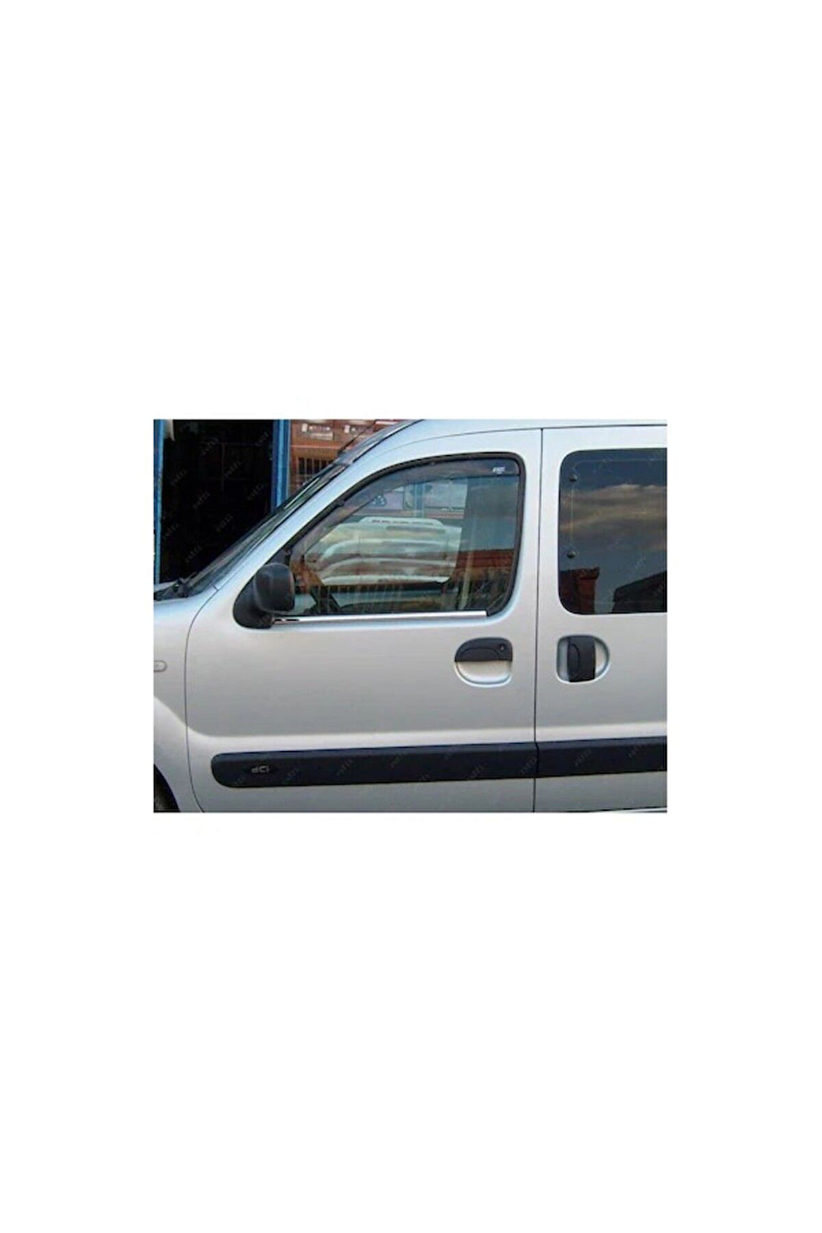 Renault Kangoo 1998-2007 Modeller Arası Krom Cam Çıtası 2 Parça Paslanmaz Çelik