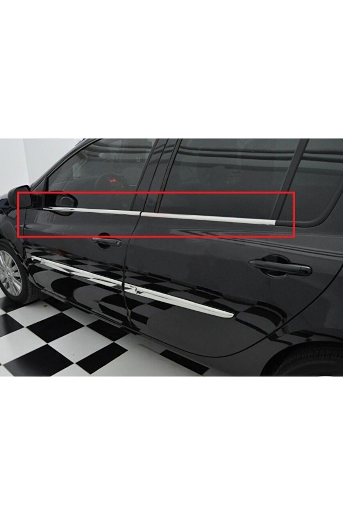 RENAULT CLİO 3 HB 2006-2011 MODELLER ARASI KROM CAM ÇITASI 4 PARÇA PASLANMAZ ÇELİK