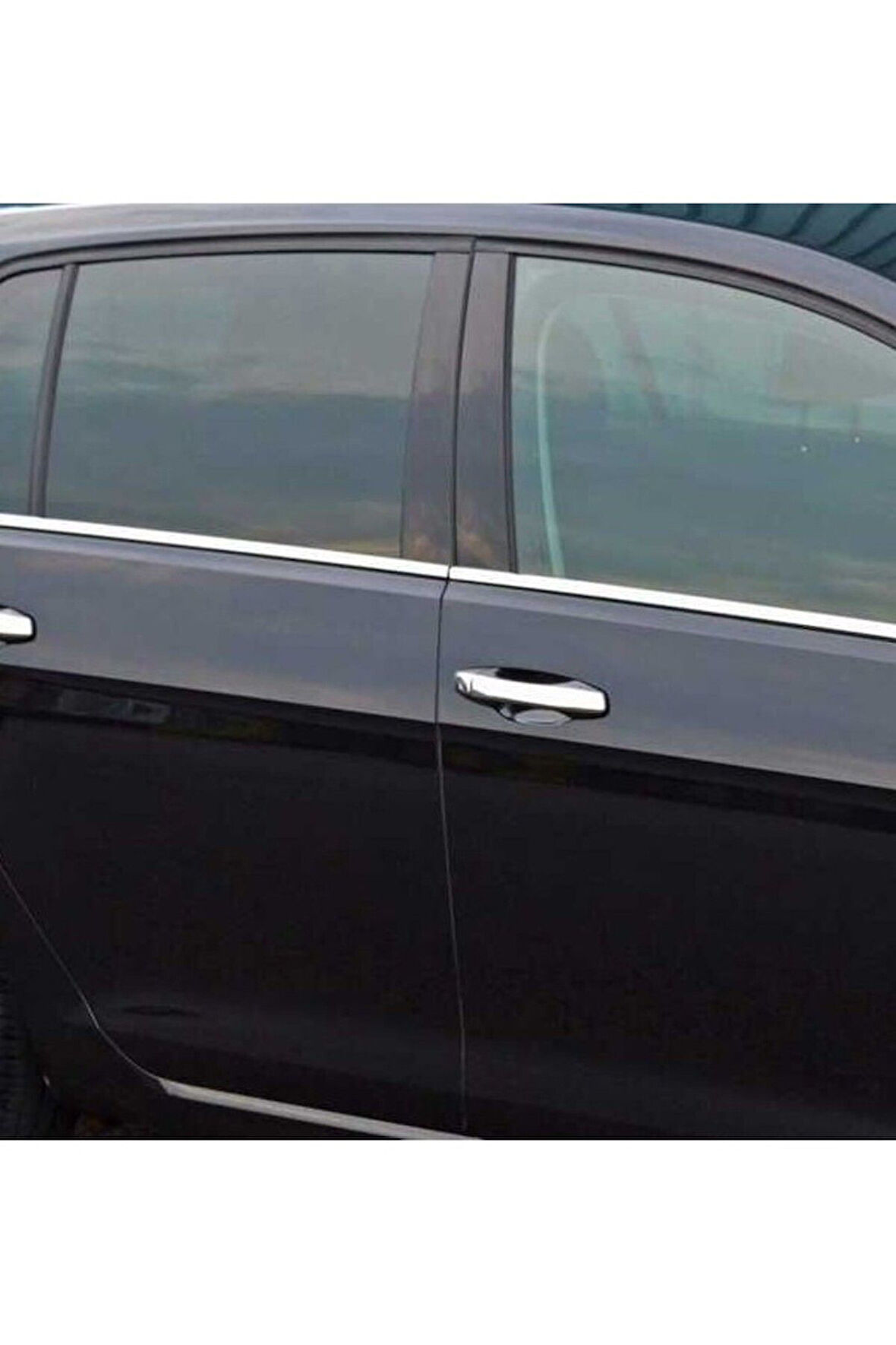 VW GOLF-7 2013-2023 MODELLER ARASI KROM CAM ÇITASI 4 PARÇA PASLANMAZ ÇELİK