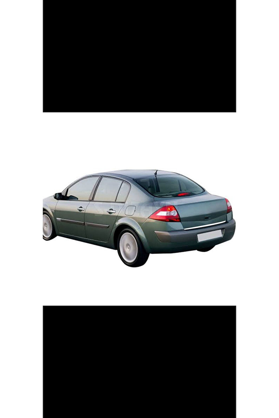 RENAULT MEGANE - 2 SEDAN 2004-2010 MODELLER ARASI KROM BAGAJ ALT ÇITASI PASLANMAZ ÇELİK