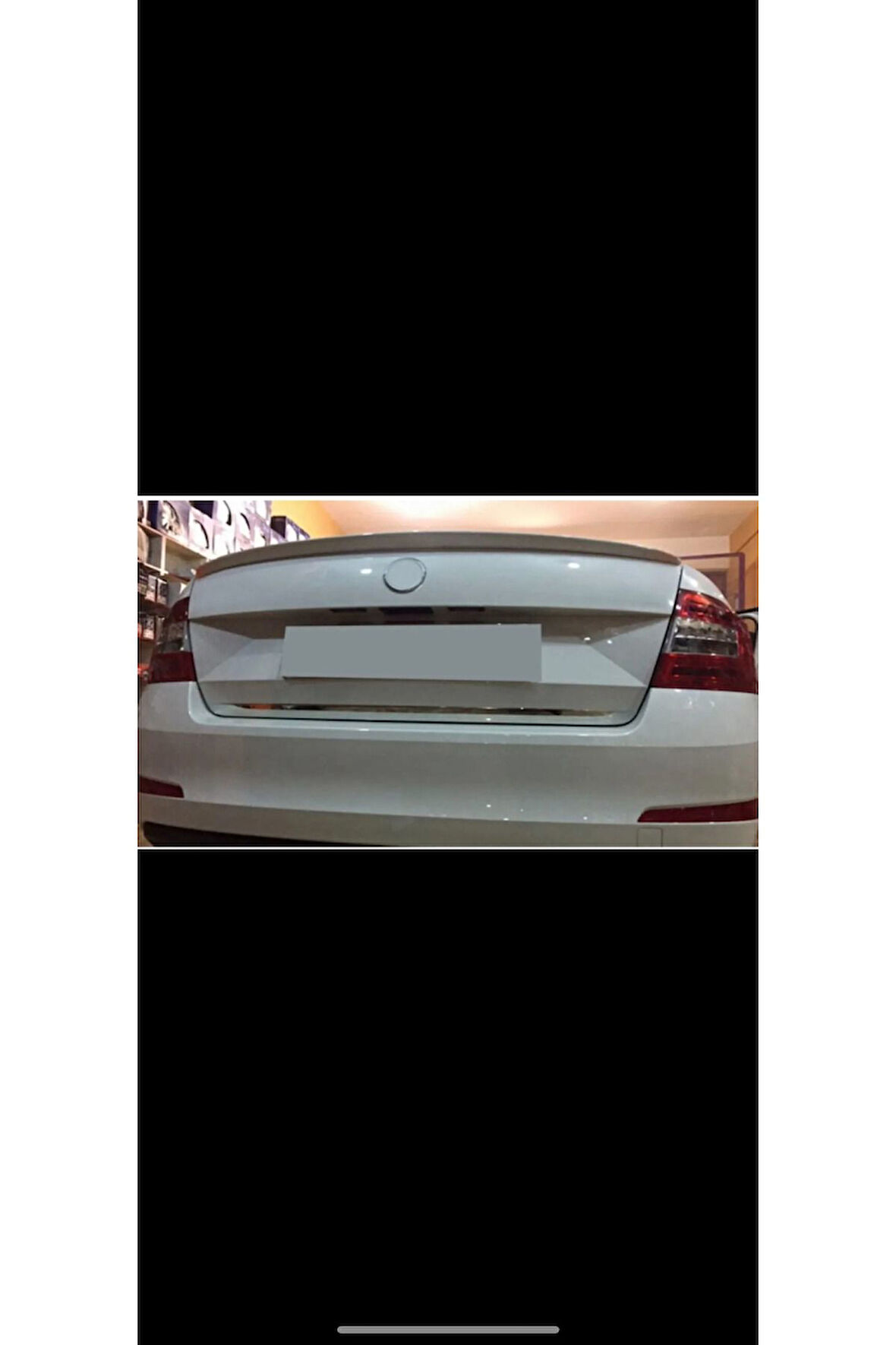 SKODA OCTAVİA A7 2013 VE ÜZERİ MODELLER ARASI KROM BAGAJ ALT ÇITASI PASLANMAZ ÇELİK