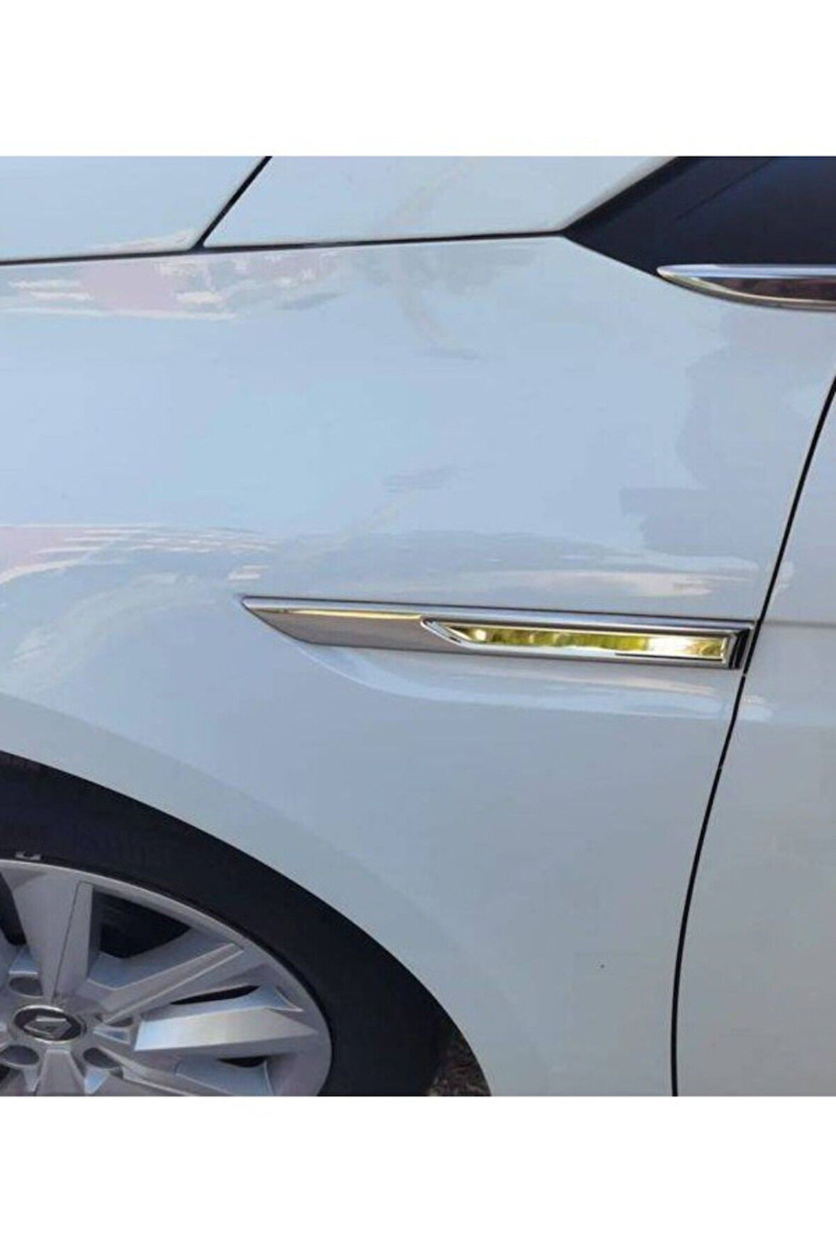 RENAULT MEGANE-4 2021 VE ÜZERİ MODELLER KROM ÇAMURLUK ÇITASI 2 PARÇA PASLANMAZ ÇELİK