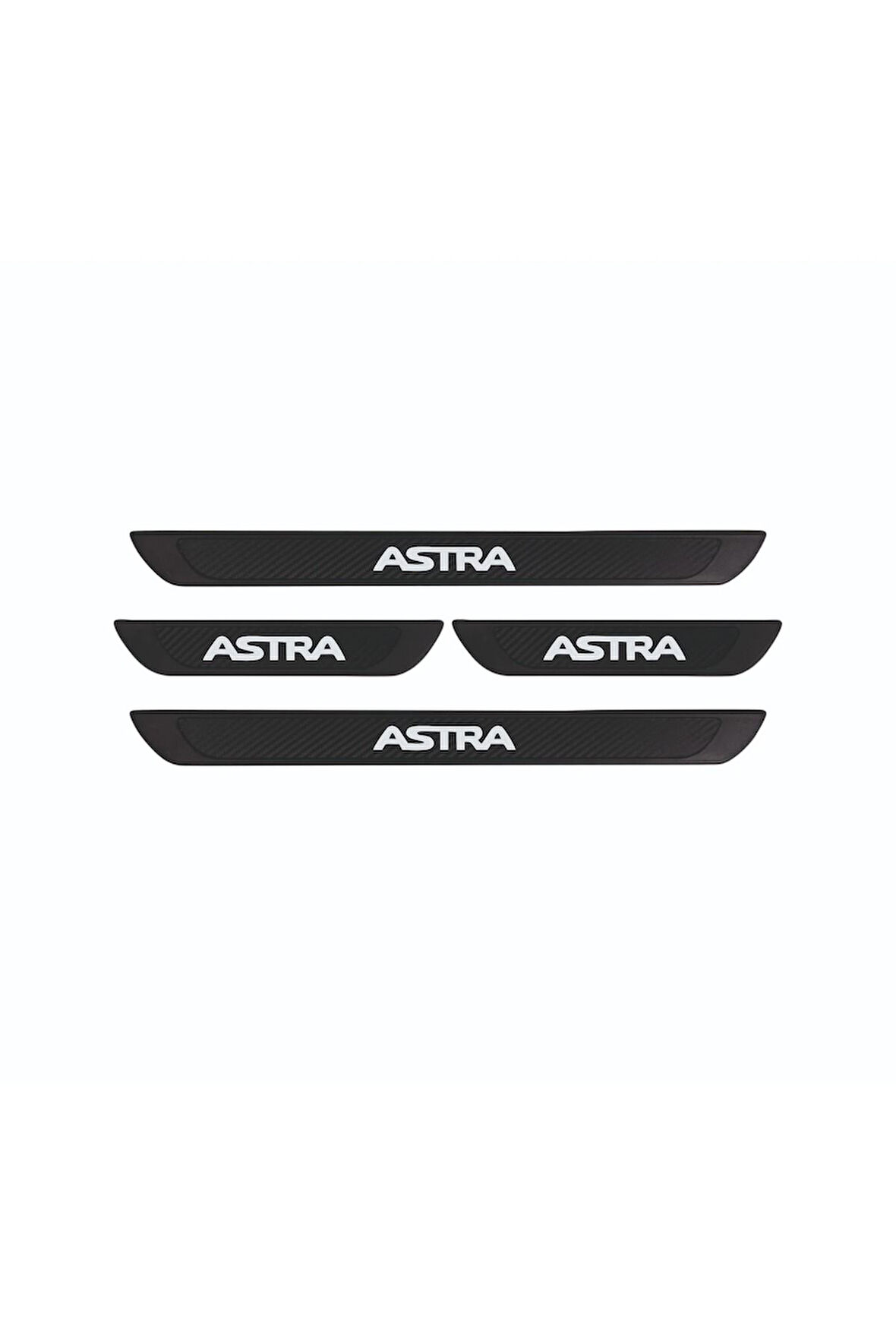 OPEL 1998-2004 ASTRA G OLD KARBON KAPI EŞİĞİ 4 PARÇA KROM YAZILI