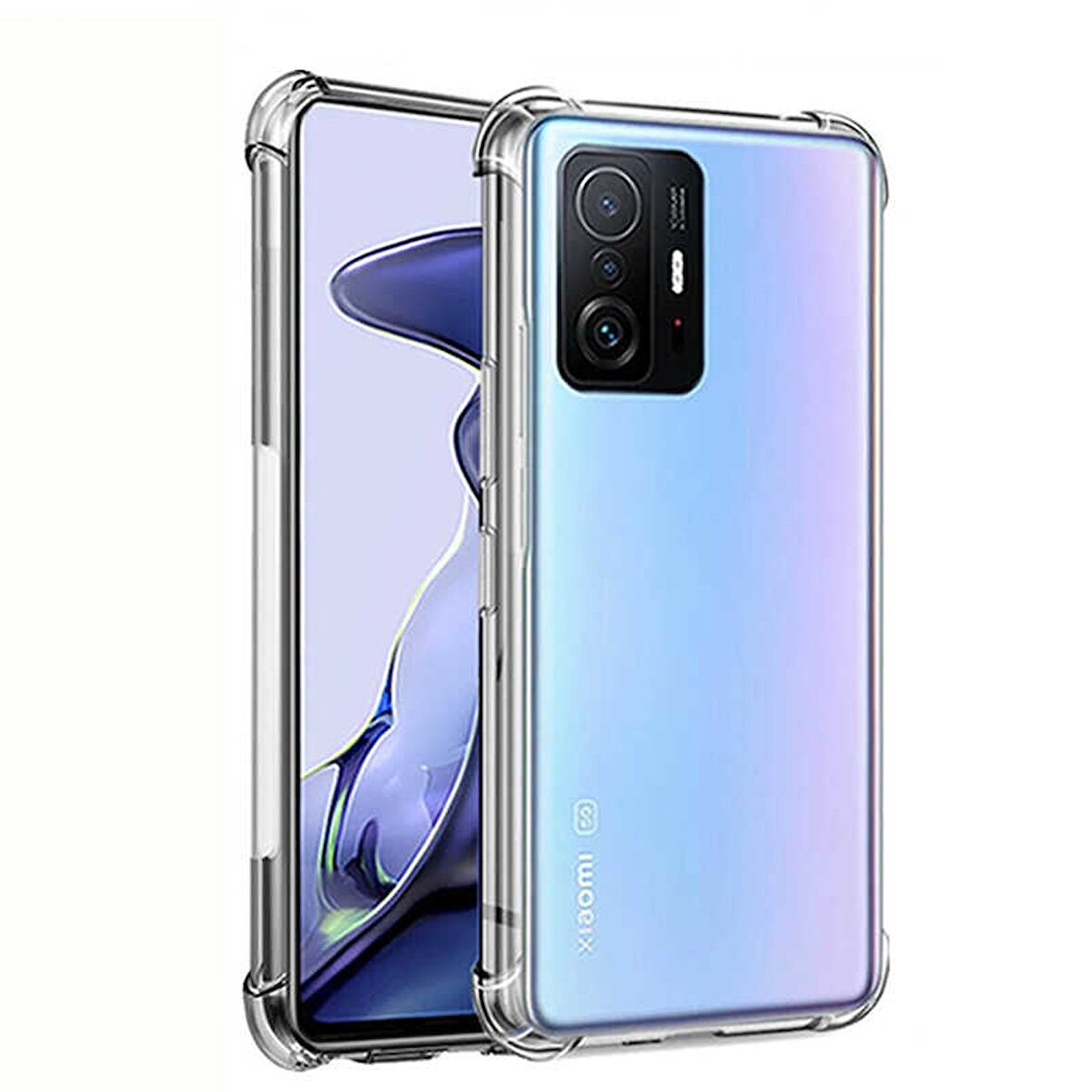 Gpack Xiaomi Mi 11T Pro 5G Kılıf AntiShock Ultra Koruma Sert Silikon