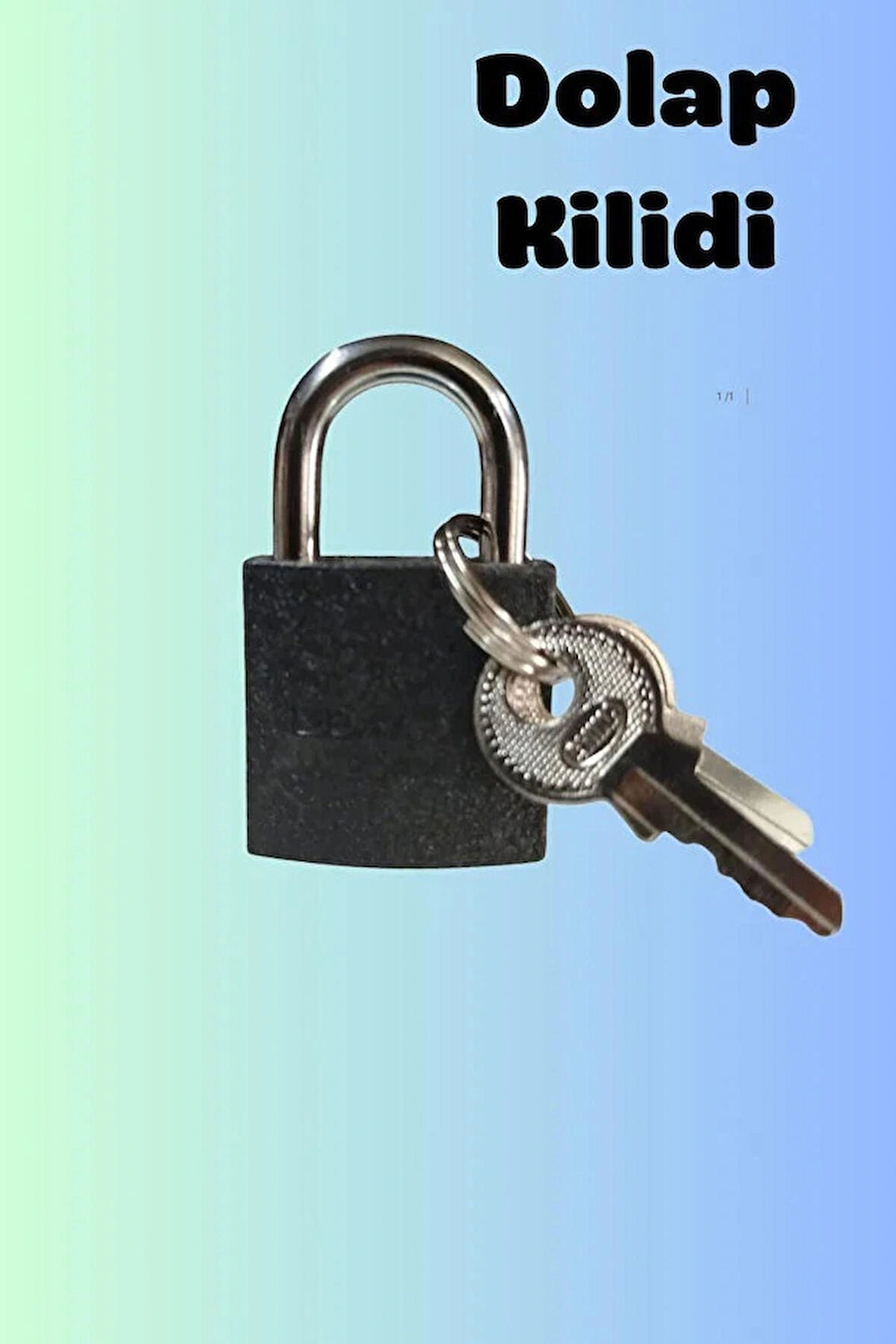 Asma Kilit Dolap Kilidi Paslanmaz Çelik Kilit 25mm 2 Anahtarlı