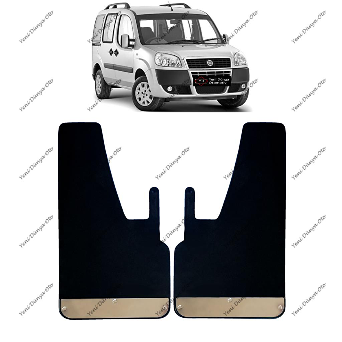 Fiat Doblo D2 2006-2010 Model 2li Krom Paçalık, Çamurluk, Tozluk FIA0SZ023