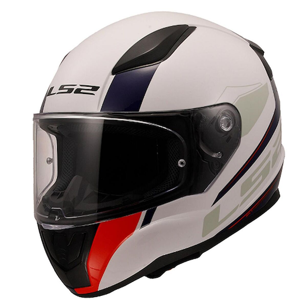 LS2 Rapıd 2 Driveway Kapalı Kask Beyaz-Mavi