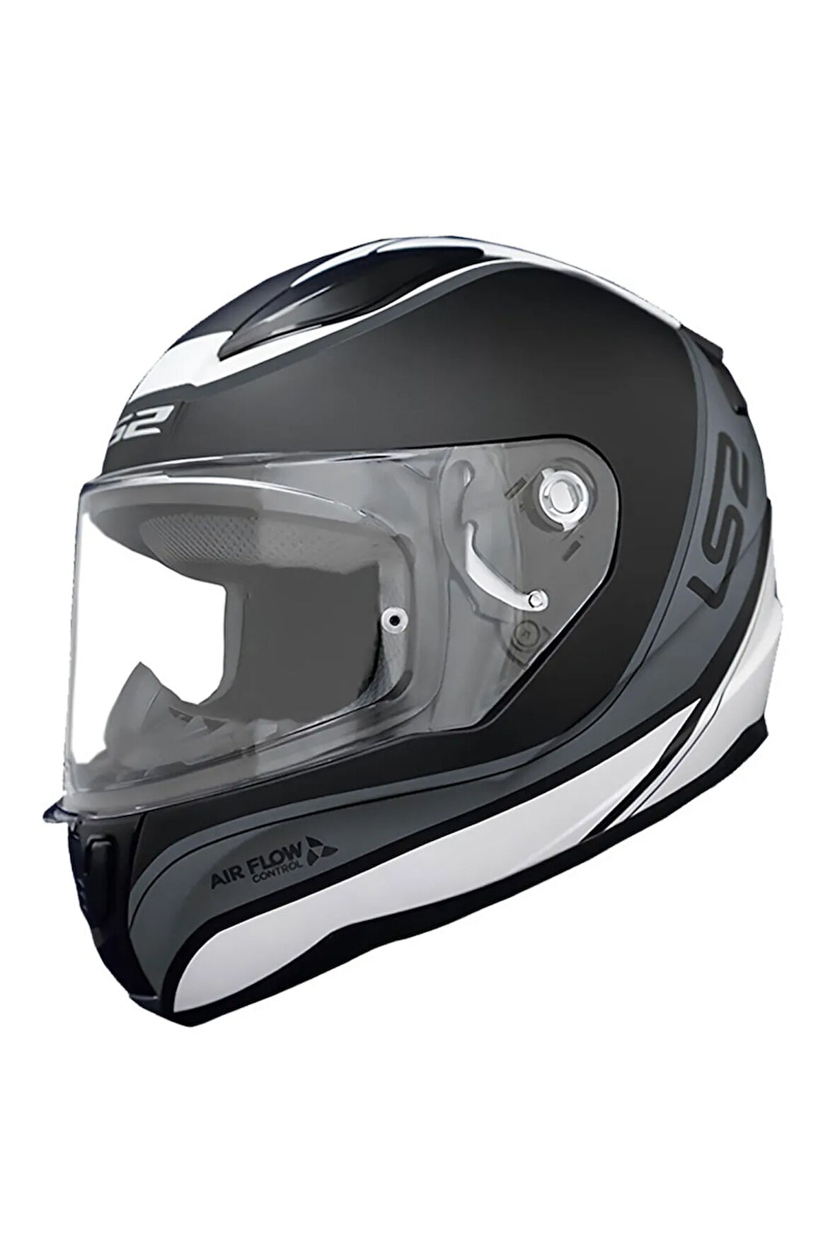 Rapıd Deeper Mat Beyaz-Siyah Full Face Kask