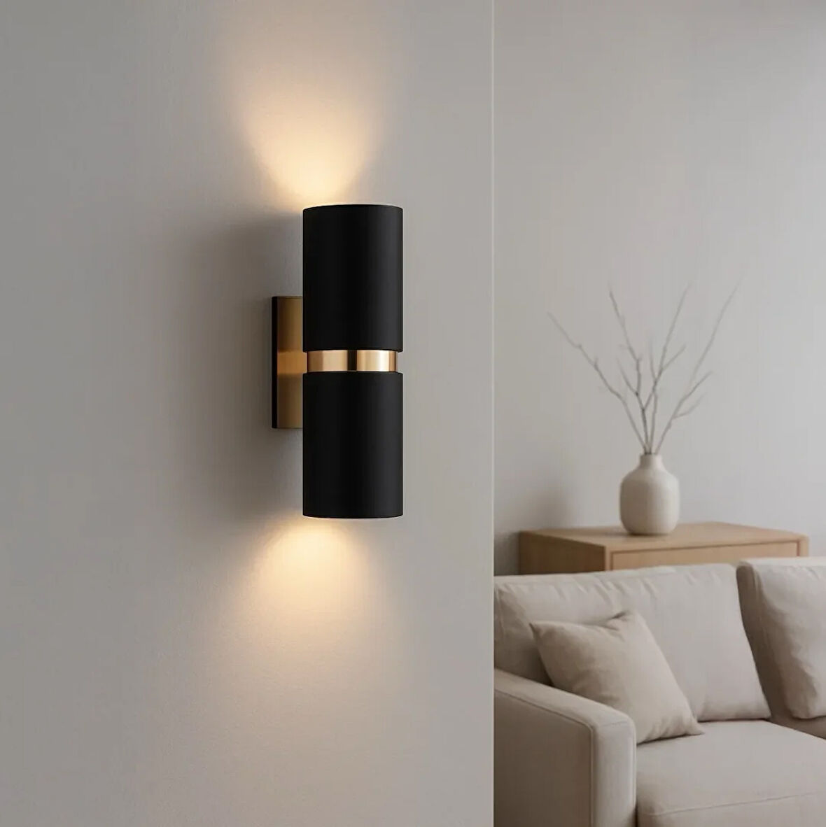 Modesco Mikumi Silindir Dekoratif Duvar Aplik