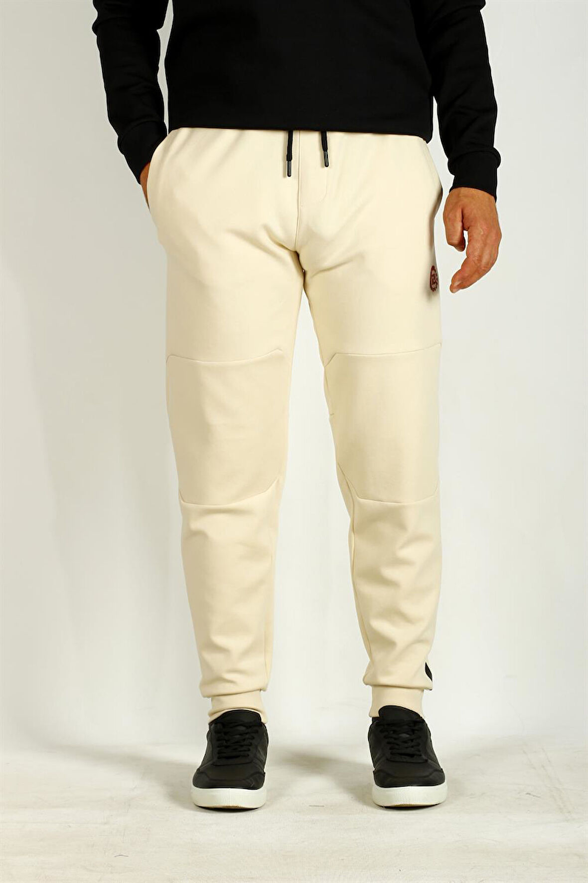 Erkek Bej Paça Lastikli Bel İp Detay Jogger Eşofman Altı NCS JEANS 1644