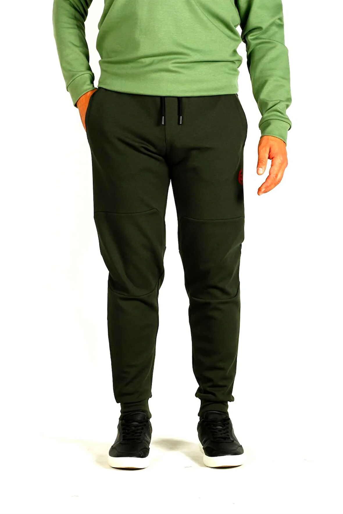 Erkek Haki Paça Lastikli Bel İp Detay Jogger Eşofman Altı NCS JEANS 1644