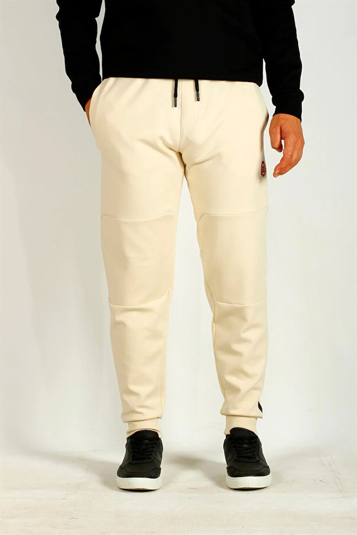 Erkek Bej Paça Lastikli Bel İp Detay Jogger Eşofman Altı NCS JEANS 1644