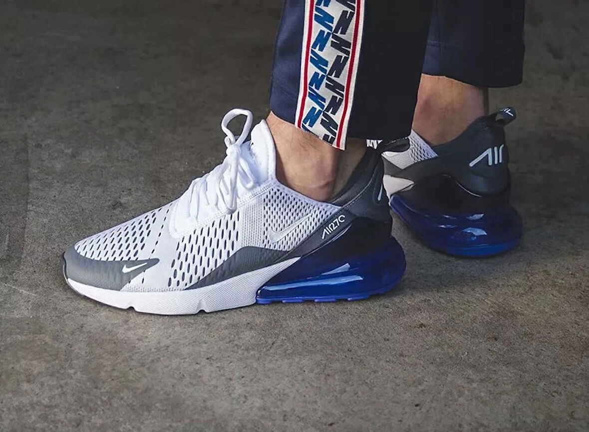 NİKE AİR MAX 270 BEYAZ GRİ MOR SNEAKER AYAKKABI(ÜRÜN DAR KALIPTIR BİR NUMARA BÜYÜK SİPARİŞ VERİNİZ)