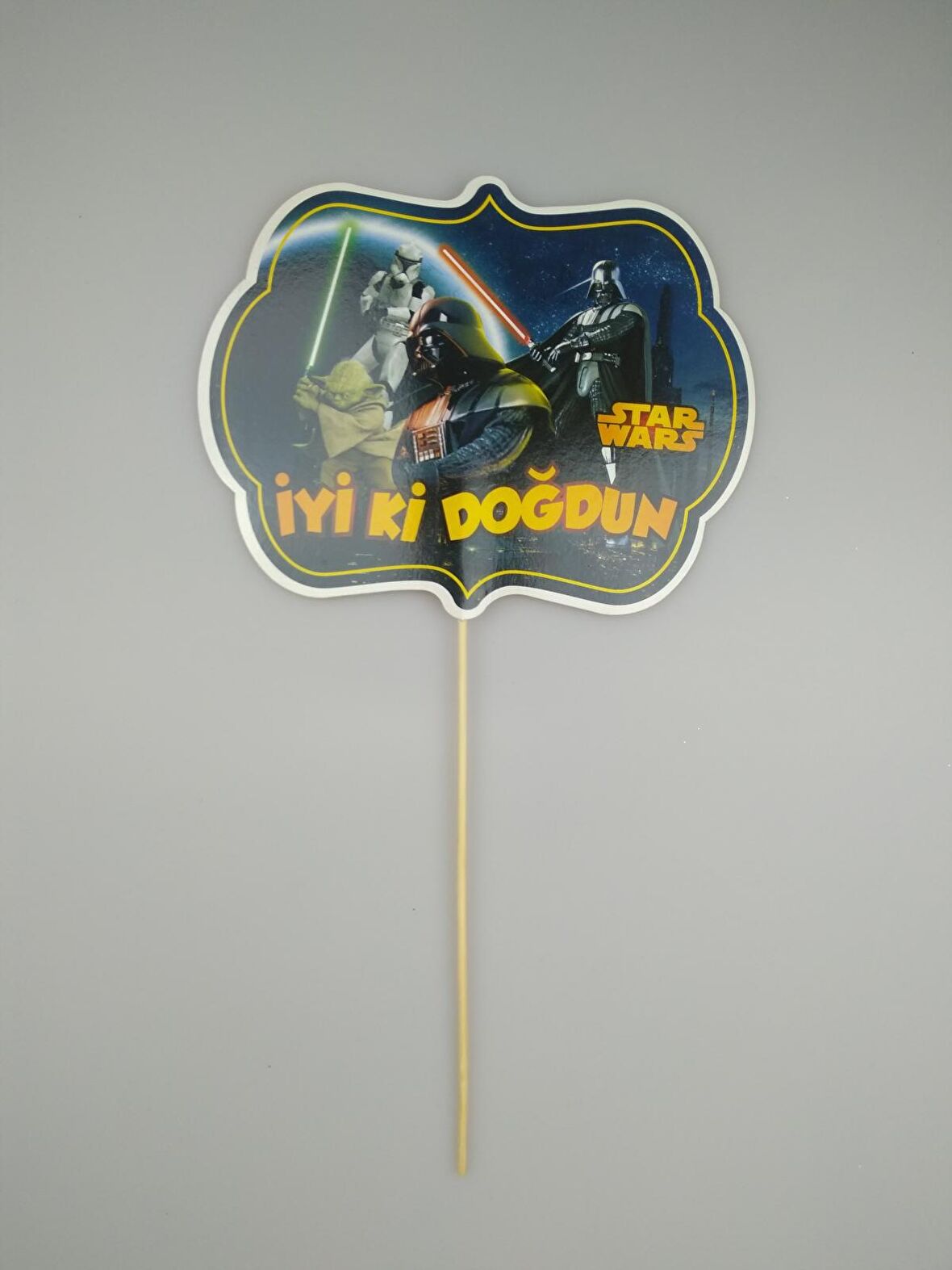 KONUŞMA BALONU STAR WARS İYİKİ DOĞDUN