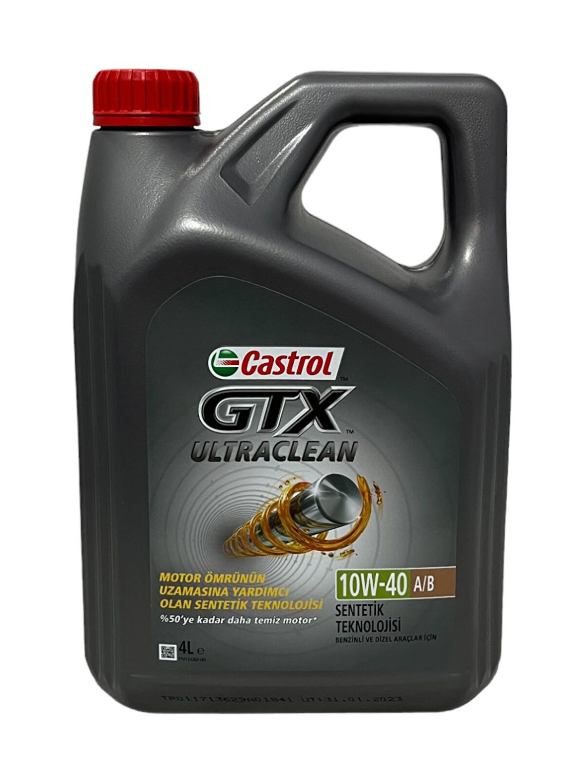 Castrol GTX Ultraclean 10W-40 A/B Motor Yağı 4 Litre